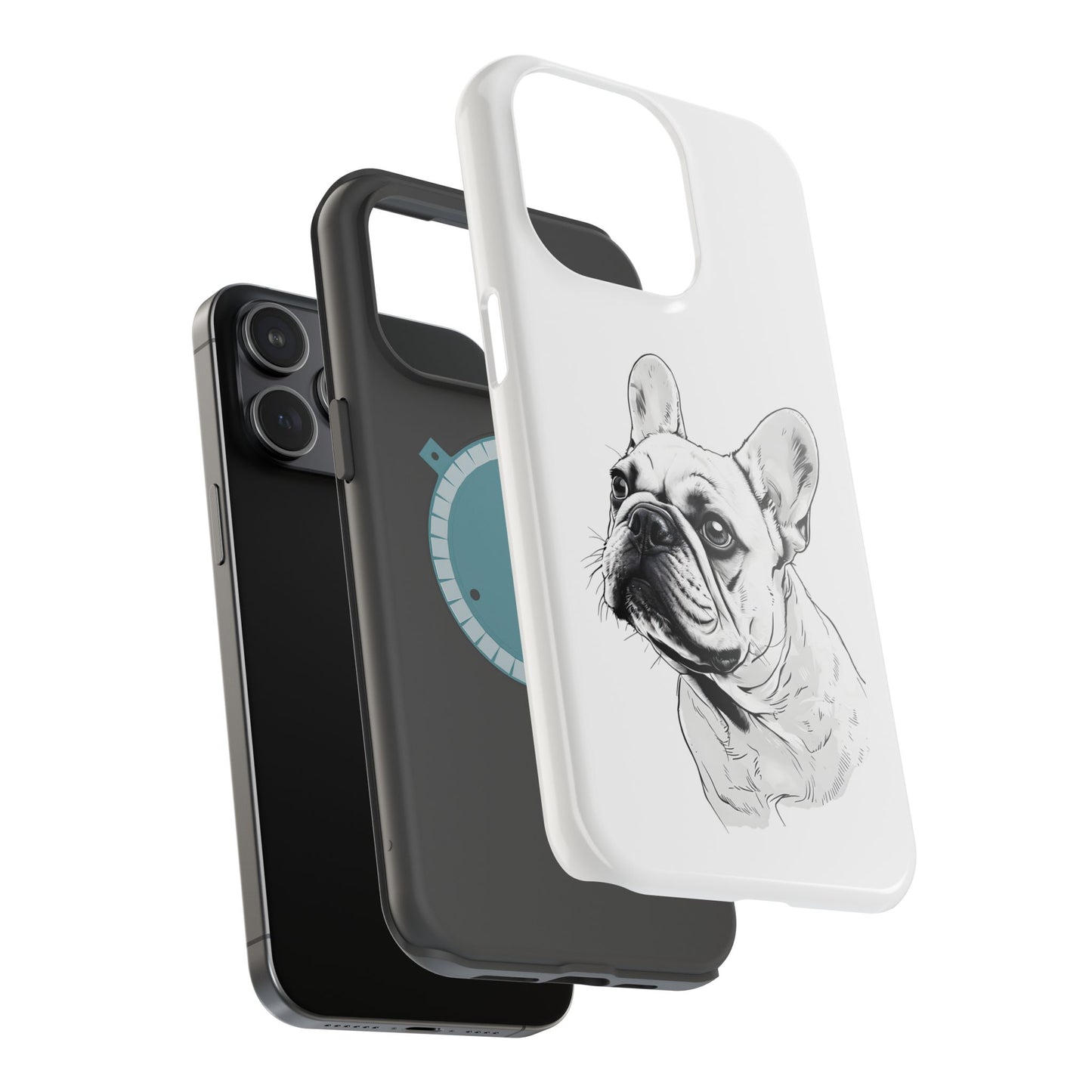 French Bulldog Magnetic Phone Case, Custom Pet Case, Durable Phone Accessories, Gift for Dog Lovers, Unique Phone Protection