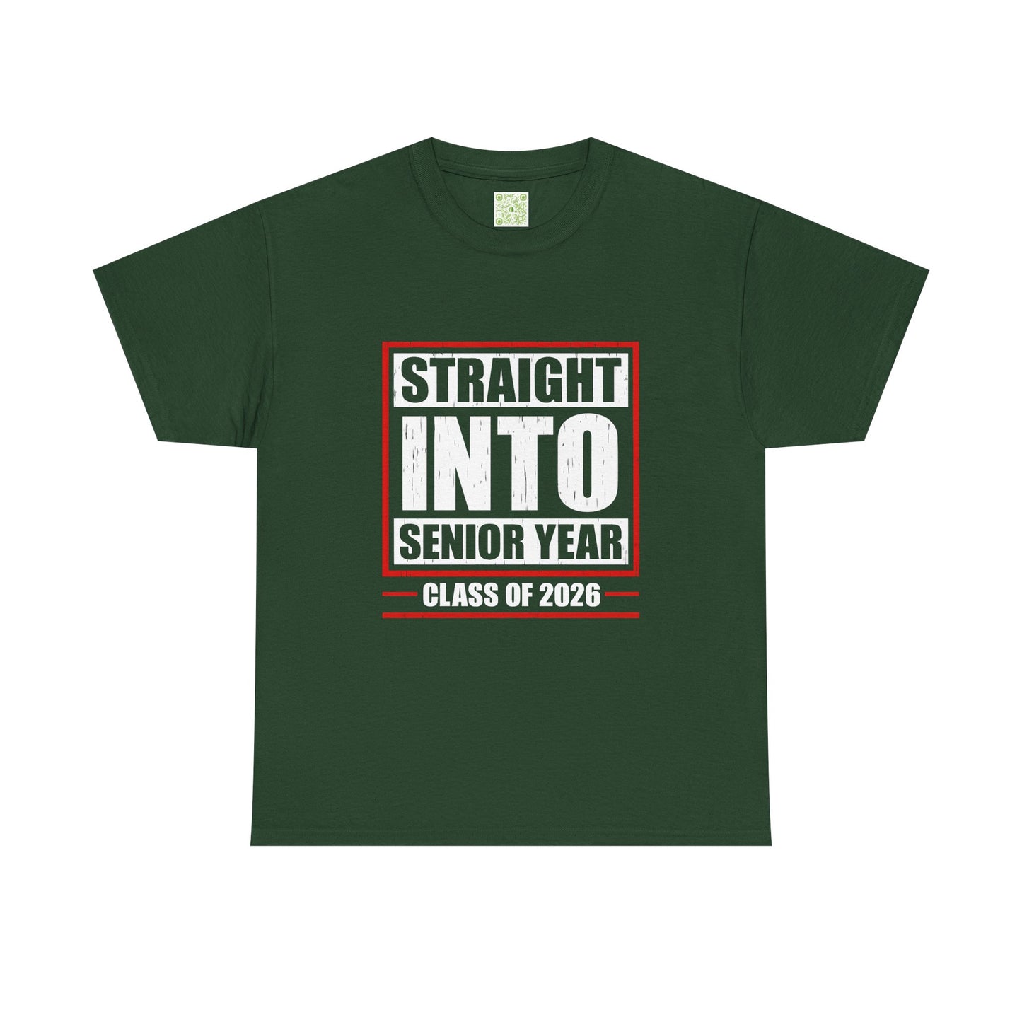 Senior Year Tee, Straight Into Senior Year Shirt, Class of 2026, High School Senior, Back to School, Senior Gift