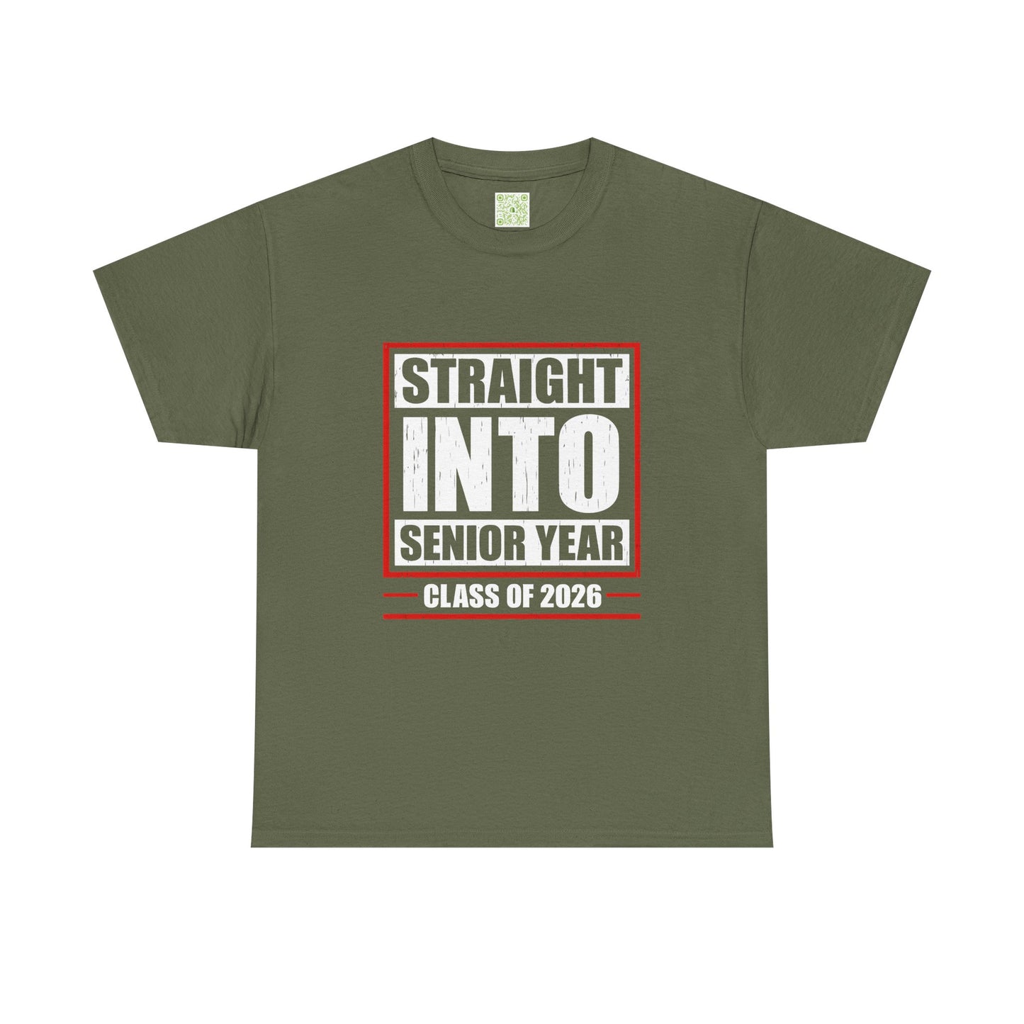 Senior Year Tee, Straight Into Senior Year Shirt, Class of 2026, High School Senior, Back to School, Senior Gift