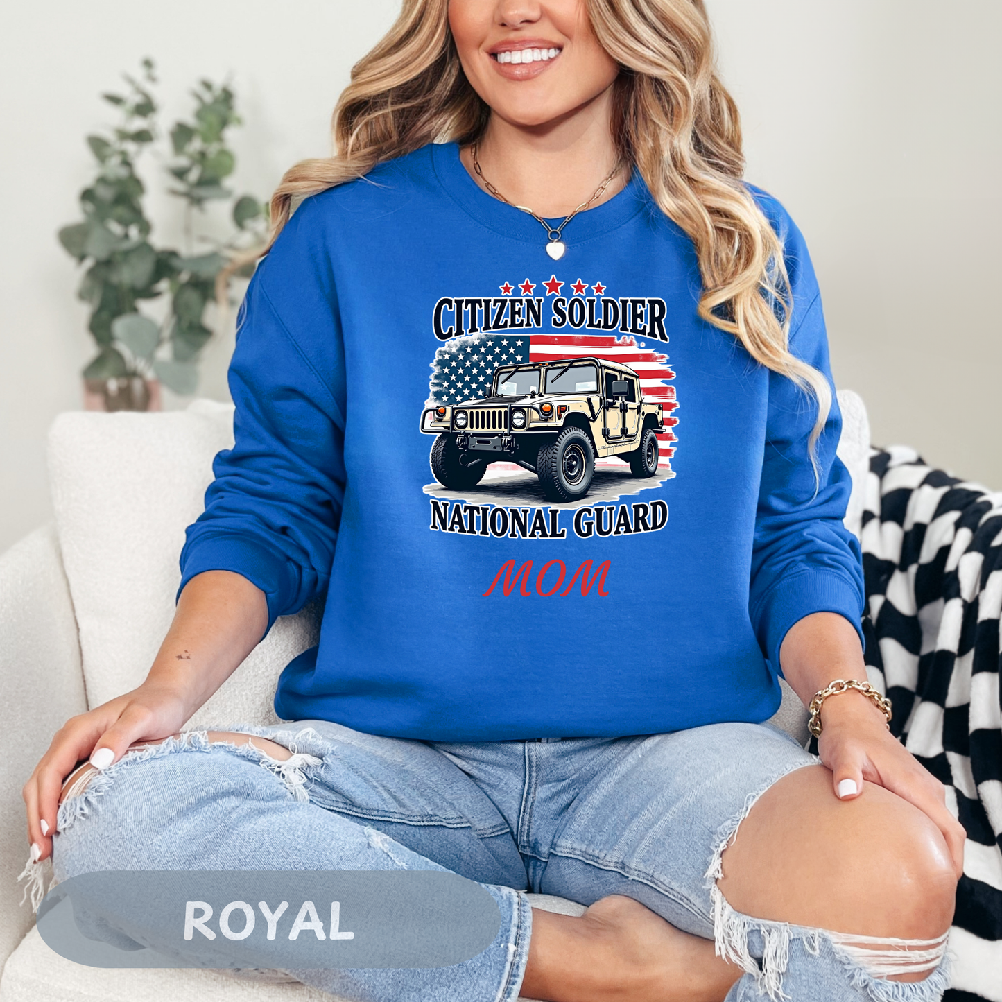 Personalized Citizen Soldier Sweatshirt, National Guard Shirt, Army National Guard Gift, Proud Army Mom, Army Dad Shirt