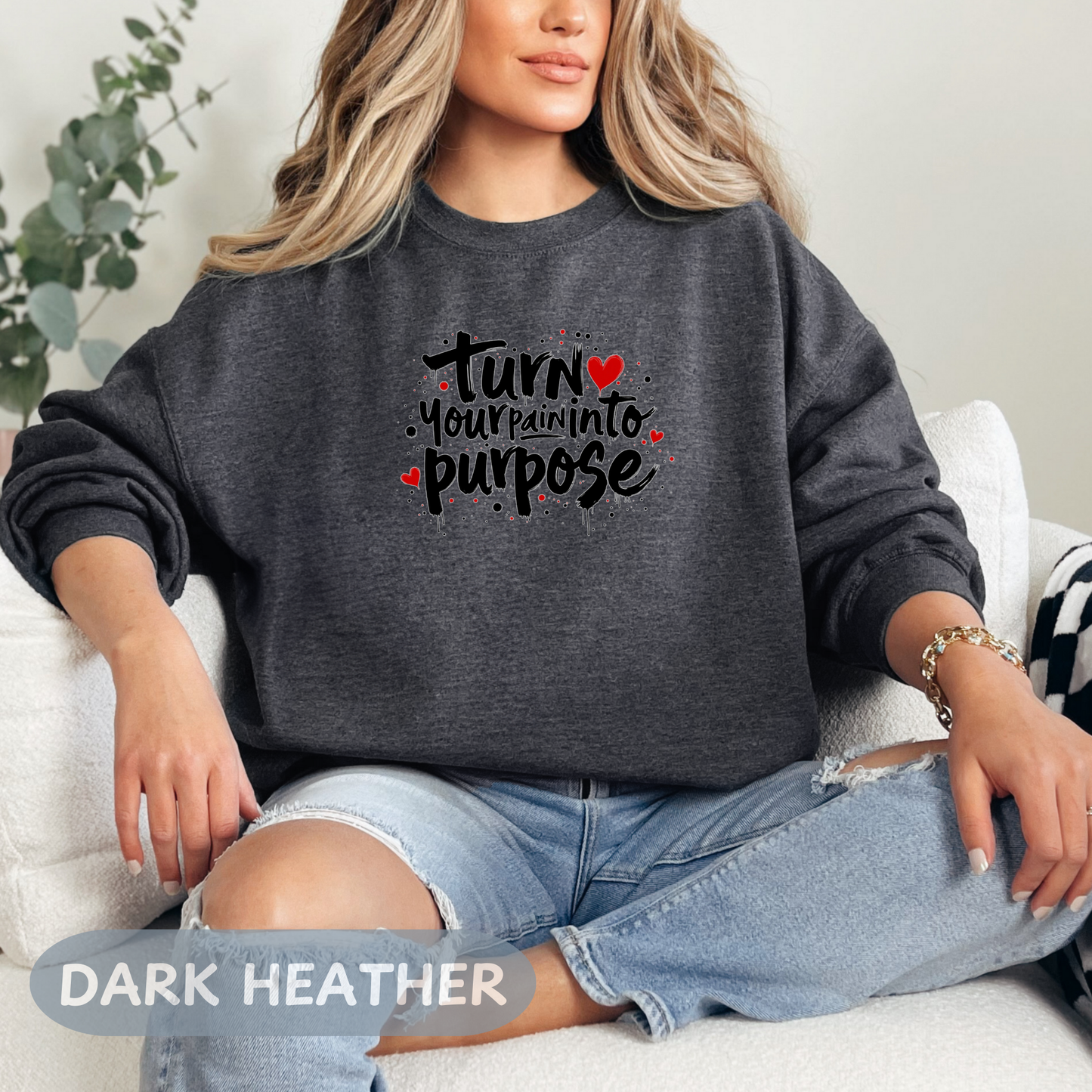 Enneagram 4 Turn Your Pain Into Purpose Sweatshirt, Enneagram Type 4, Personality Types, Enneagram, Self Growth