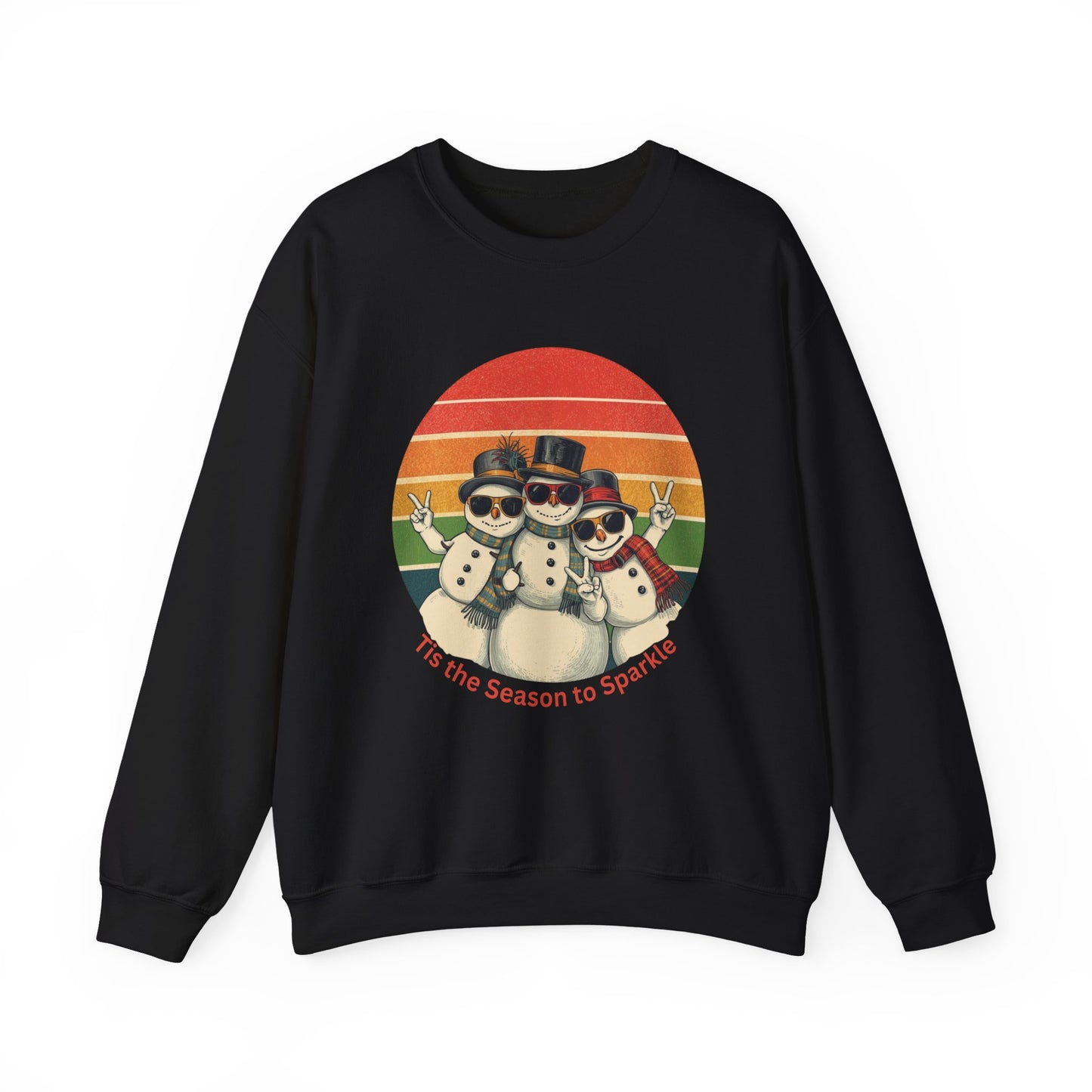 Festive Retro Snowman Sweatshirt, Snowman Apparel, Funny Snowman, Cute Snowman Shirt, Let It Snow, Snowman Lover Gift