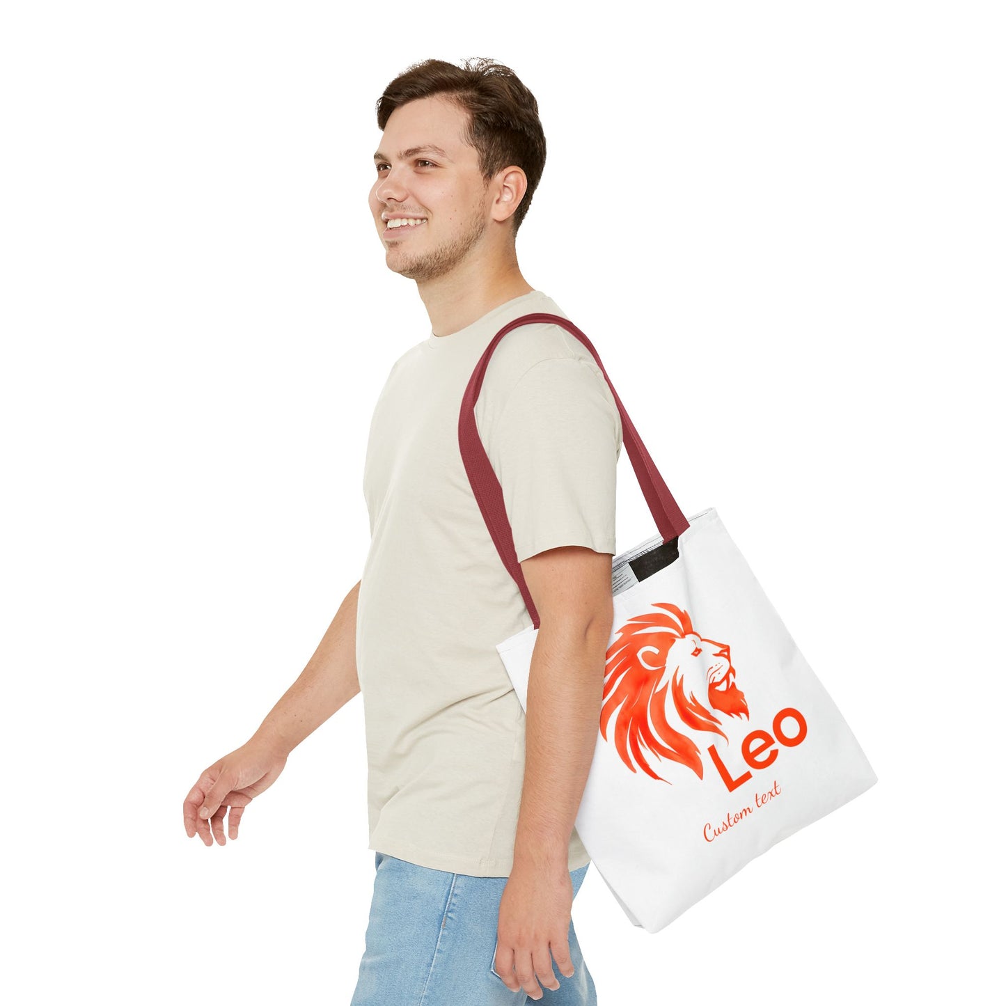 Leo Zodiac Personalized Tote Bag, Artistic Tote Bag, Astrology Lover, Trendy Tote Bag, Weekender, Aesthetic Tote