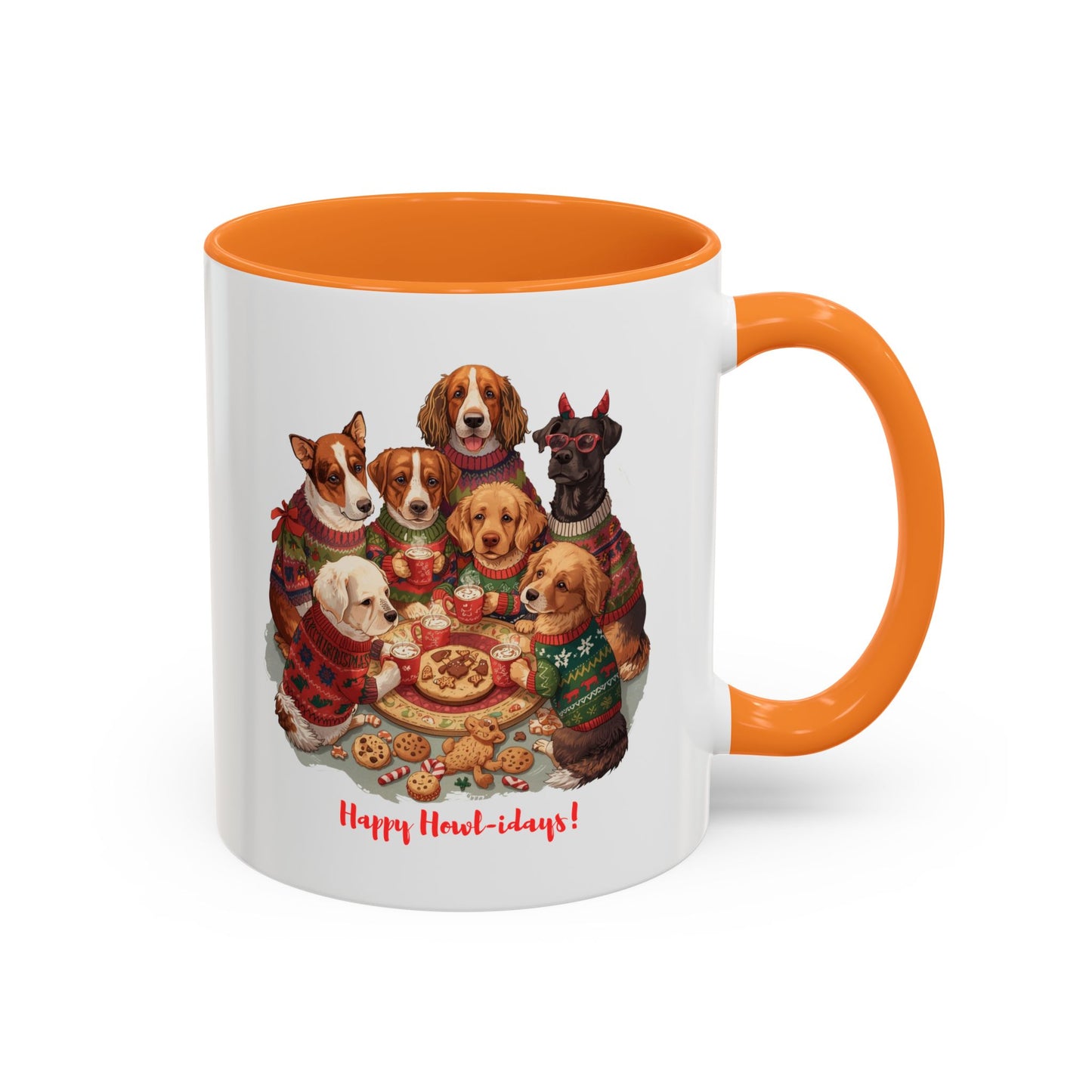 Dog Christmas Mug, Colorful Pet Lover Holiday Mug, Custom Dog Mug, Funny Christmas Dog, Christmas Squad, Merry Christmas Gift