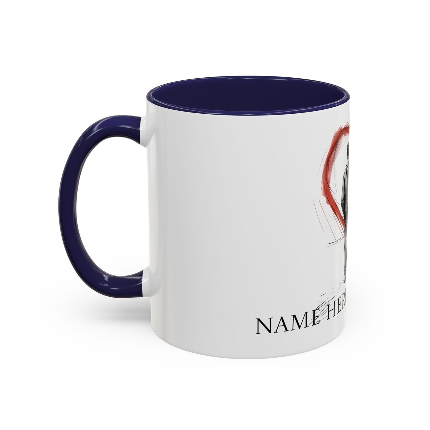 Customized Love Mugs for Two - A Romantic Home Accent for Coffee Connoisseurs - Unique Home Decor, Valentines Day Present