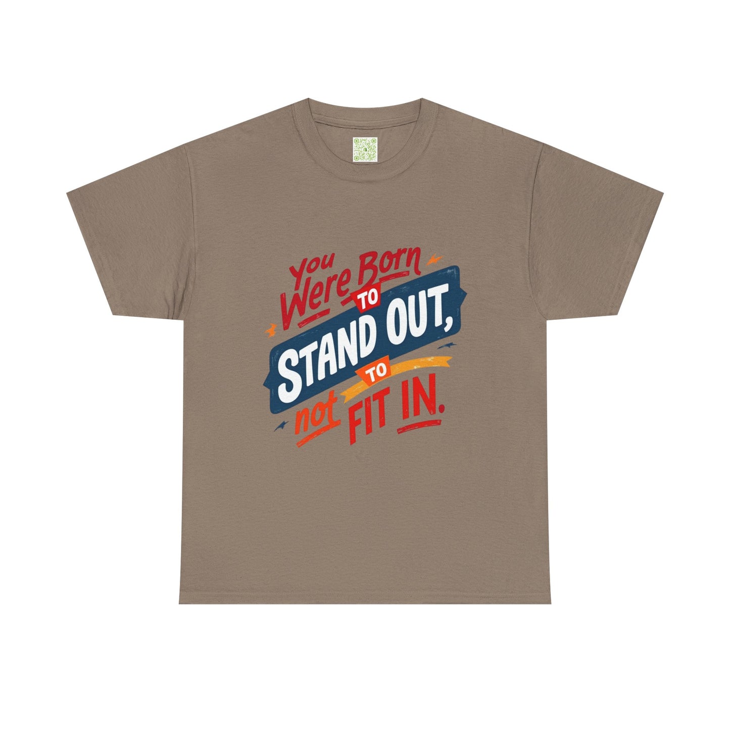 Enneagram 4 You Were Born to Stand Out Tee, Motivational Graphic Tshirt, Creative Souls Gift, Casual Wear, Unisex Tee