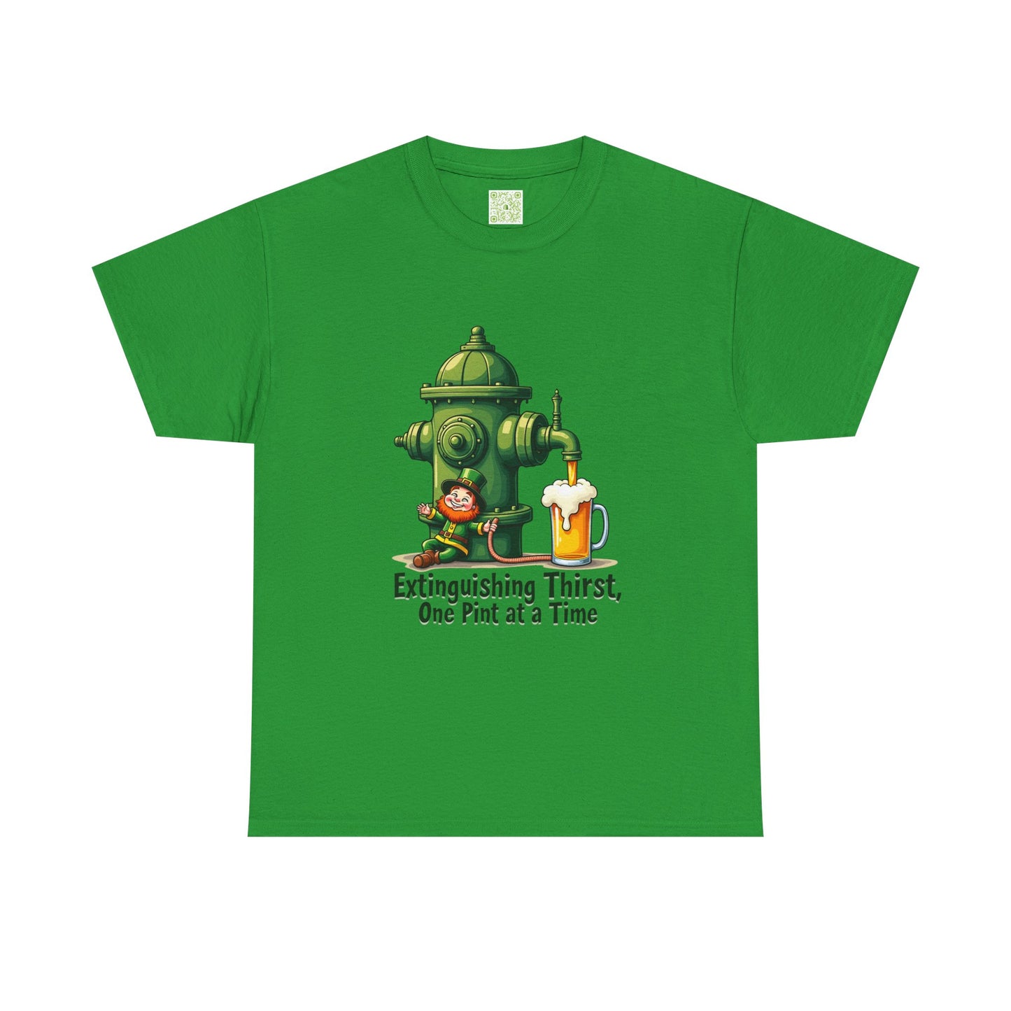 Funny Extinguishing Thirst Unisex Heavy Cotton Tee - Perfect for Pub Lovers, Beer Enthusiasts, Party Goers, Gift, Unisex