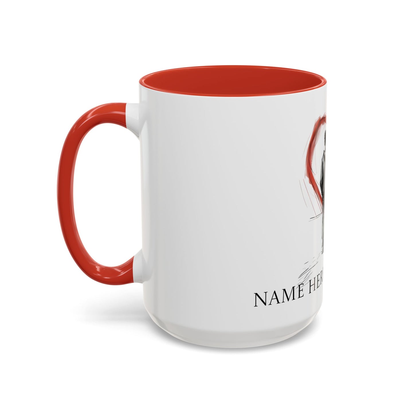 Customized Love Mugs for Two - A Romantic Home Accent for Coffee Connoisseurs - Unique Home Decor, Valentines Day Present