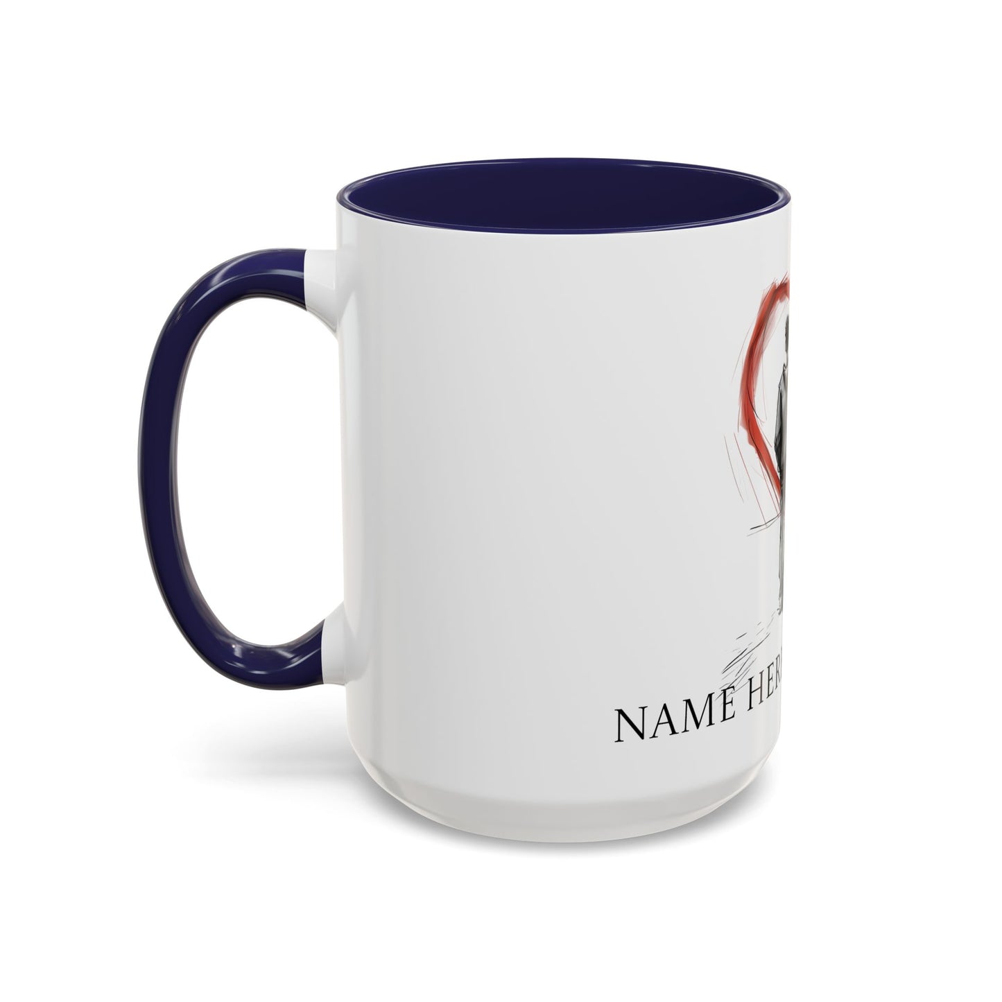 Customized Love Mugs for Two - A Romantic Home Accent for Coffee Connoisseurs - Unique Home Decor, Valentines Day Present