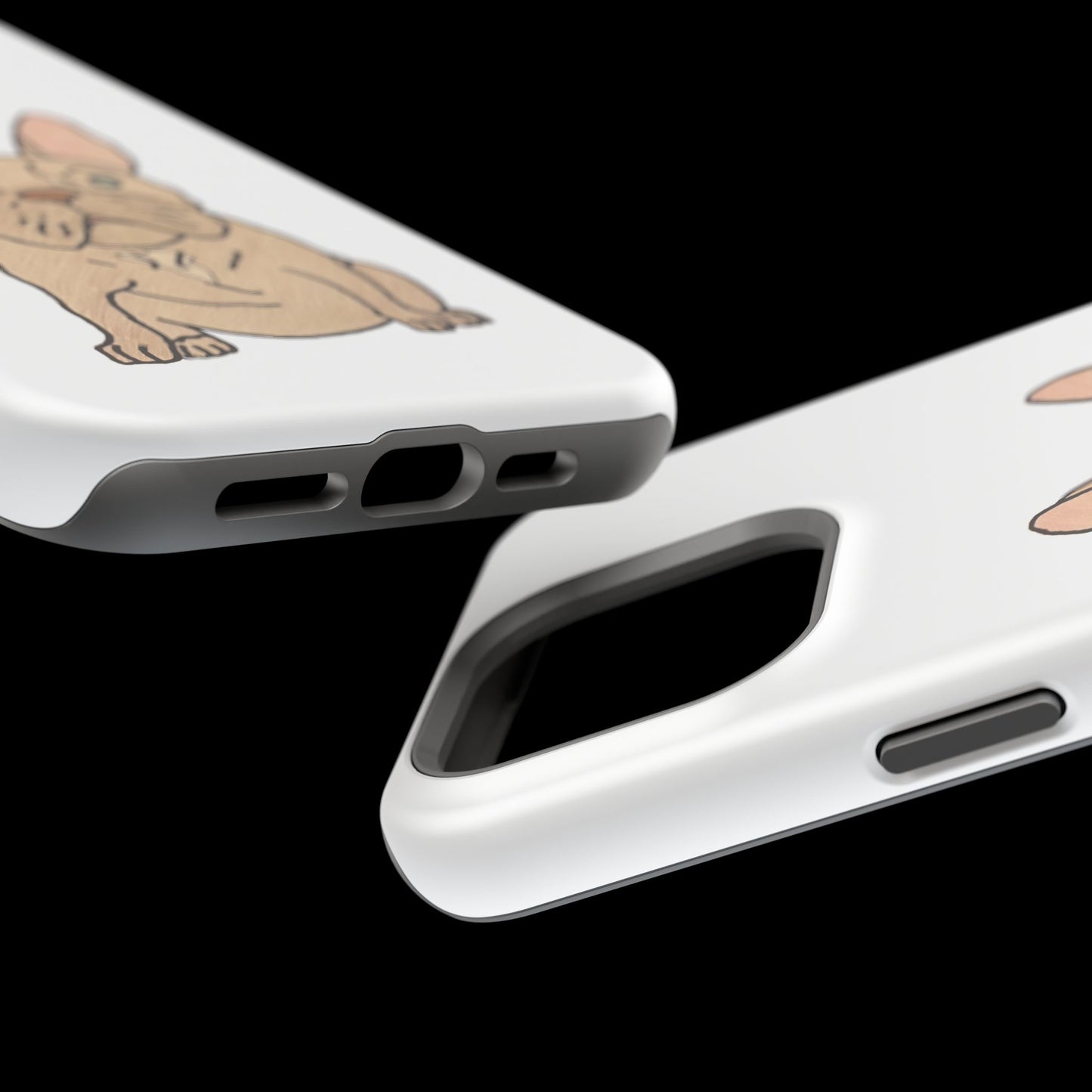 French Bulldog Magnetic Tough Case, Cute Pet Phone Cover, Dog Lover Gift, MagSafe Phone Protector, Unique Phone Accessory
