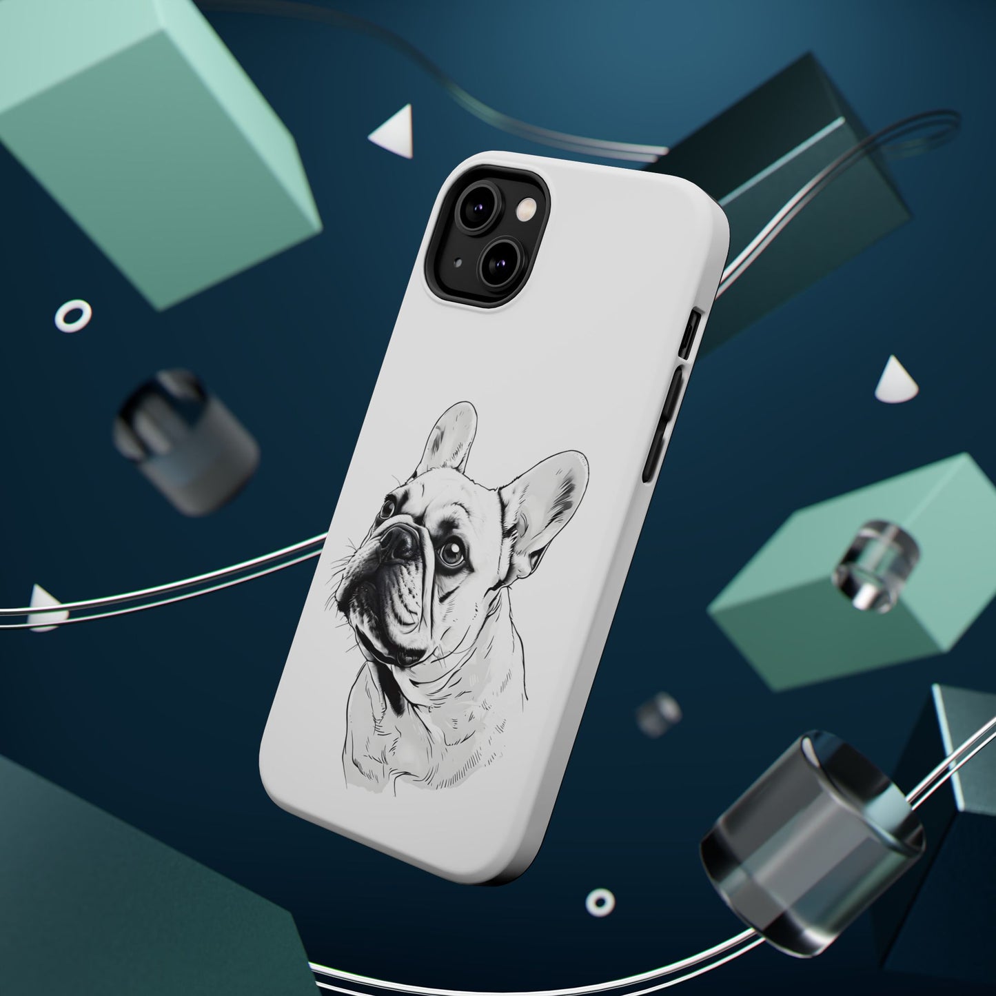 French Bulldog Magnetic Phone Case, Custom Pet Case, Durable Phone Accessories, Gift for Dog Lovers, Unique Phone Protection