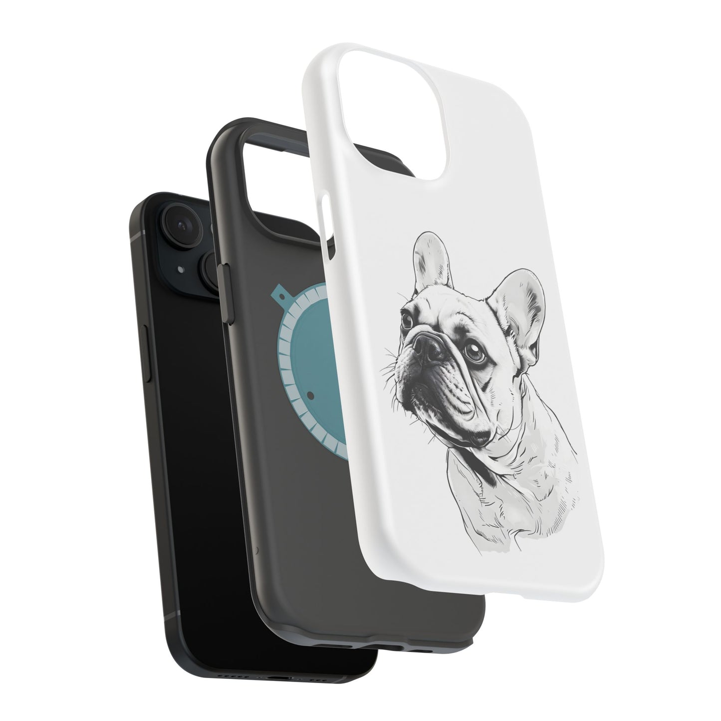 French Bulldog Magnetic Phone Case, Custom Pet Case, Durable Phone Accessories, Gift for Dog Lovers, Unique Phone Protection