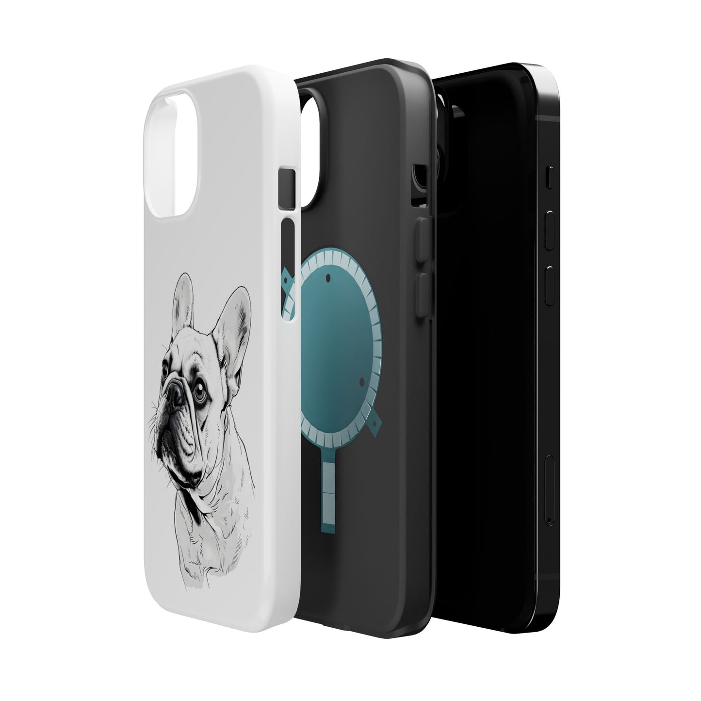 French Bulldog Magnetic Phone Case, Custom Pet Case, Durable Phone Accessories, Gift for Dog Lovers, Unique Phone Protection
