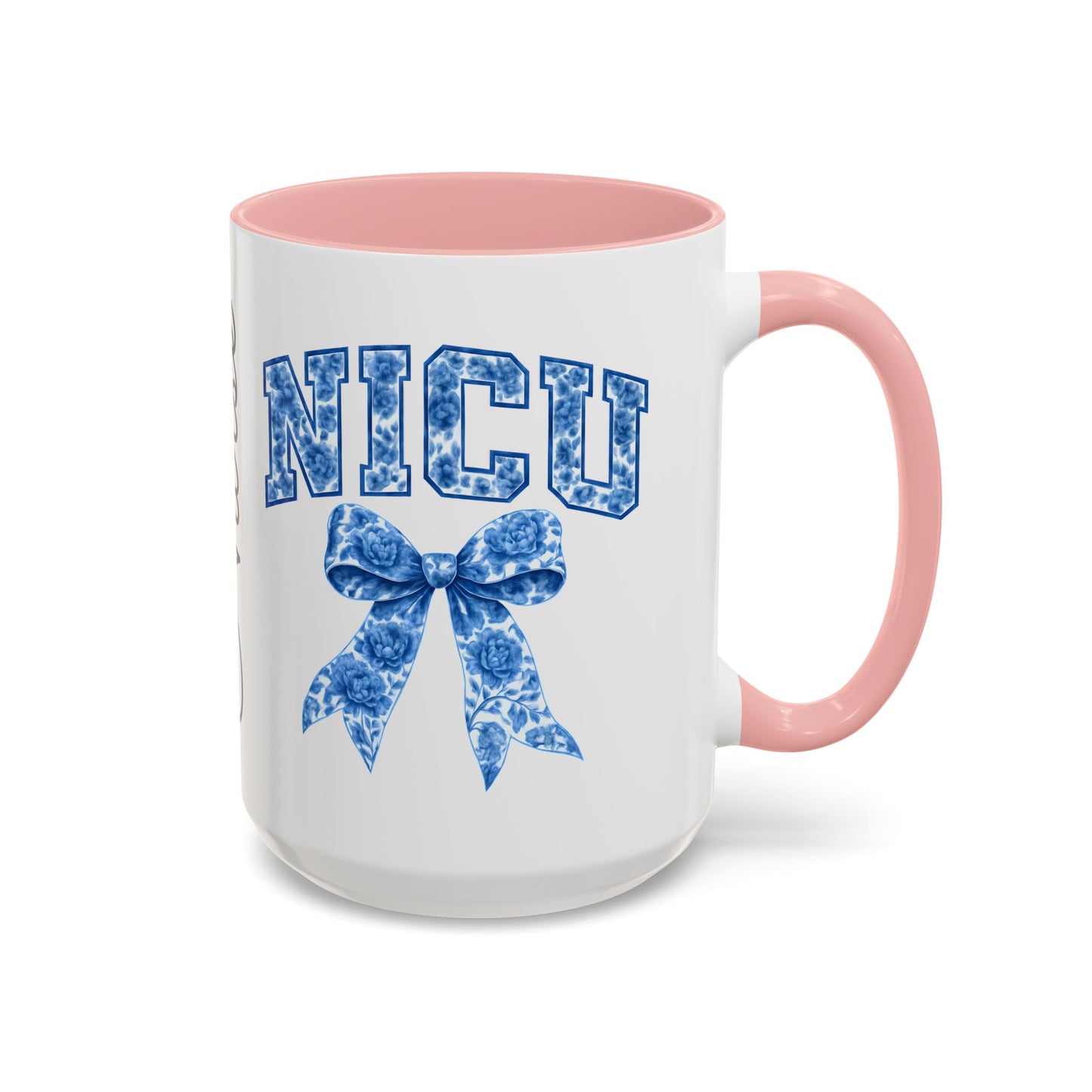 NICU Nurse Chinoiserie Accent Coffee Mug, Nurse Retirement Mug, NICU Nurse Mug, New Job Gift, Mug For NICU Nurse