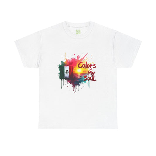 Mexico Colors of My Soul Tee, Viva La Vida, Soy Mexicano, No Human Is Illegal, Resist with Mexican Power, Chicano Power, FDT