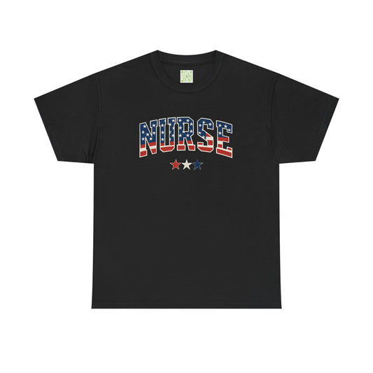 Patriotic Nurse T-Shirt, Cute Nurse Shirt, Gift for Nurse, Independence Nurse, July 4th Nurse, Red White Blue Nurse