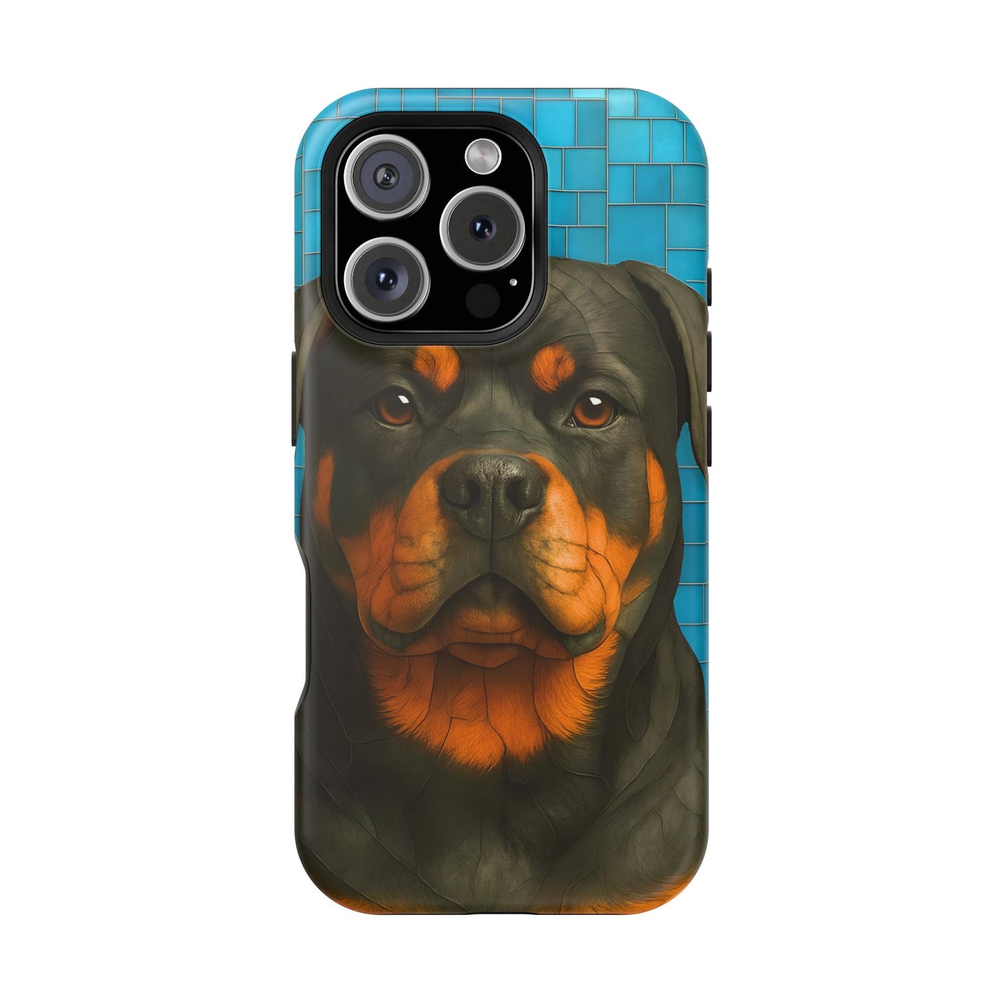 Rottweiler Mosaic Phone Case, Rottie Mama Phone Cover, Rottweiler Mama Gift, Dog Lover Gift, iPhone Dog Case