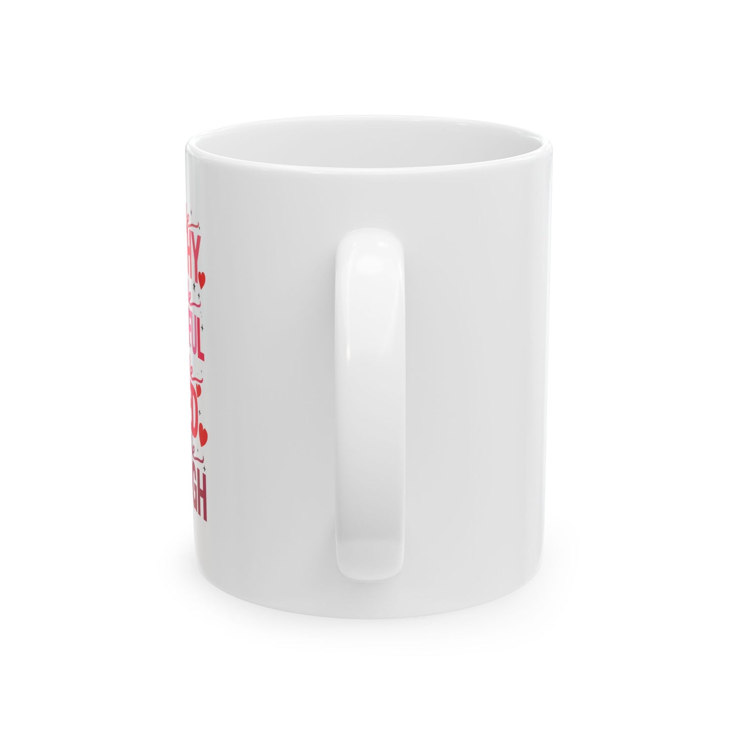 Positive Vibes Mug - Inspirational Quote Valentines Gift, Self-Care Pick-Me-Up, Empower Her Day  - Valentine's Gift