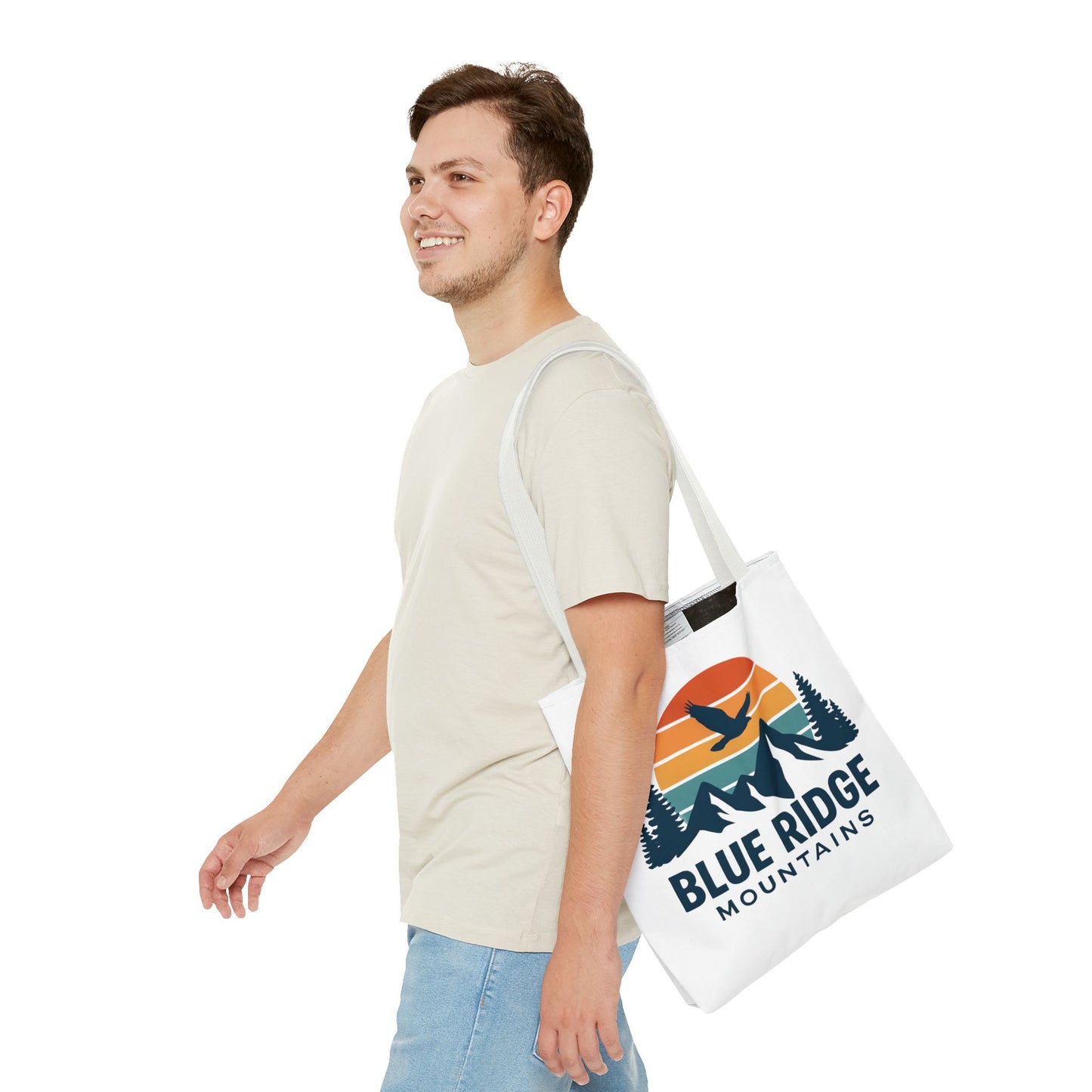 Blue Ridge Mountains Tote, Blue Ridge Parkway Bag, Appalachian Trail Tote, Smokey Mountains Gift, North Carolina Gift