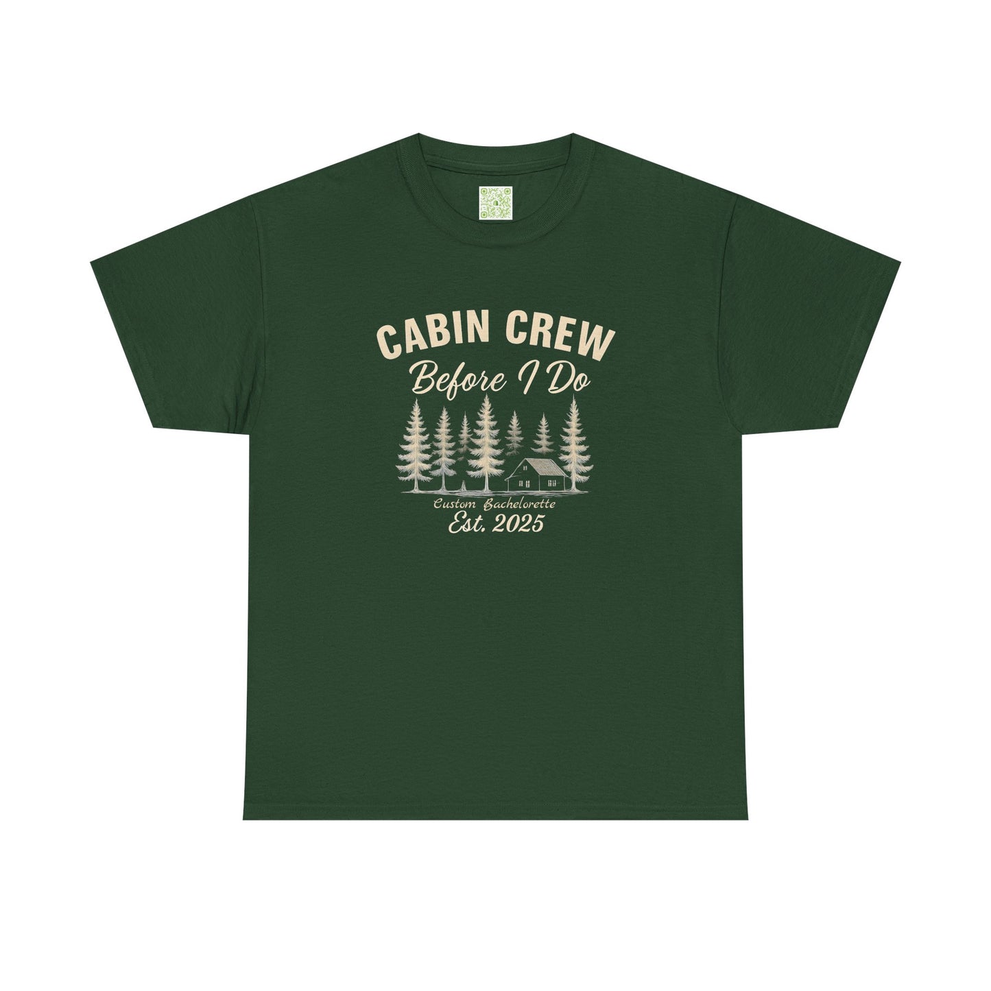 Bachelorette Cabin Crew Cotton Tee, Bachelorette Shirt, Camp Bachelorette, Bridesmaids Shirt, Mountain Bride Shirt