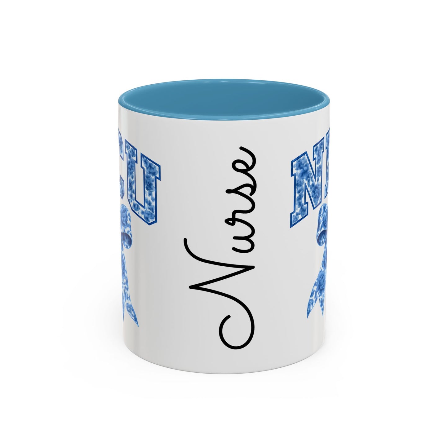 NICU Nurse Chinoiserie Accent Coffee Mug, Nurse Retirement Mug, NICU Nurse Mug, New Job Gift, Mug For NICU Nurse