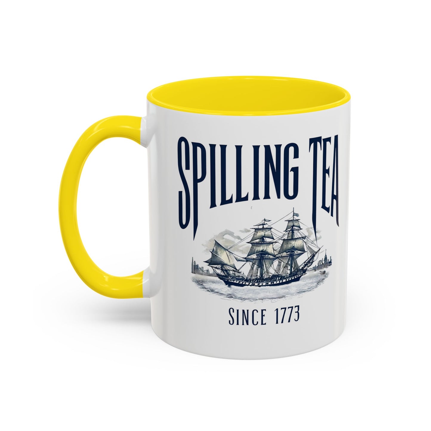 Spilling Tea Since 1773 Coffee Mug, Patriotic Coffee Mug, Funny Patriot Gift, American Freedom, Memorial Day