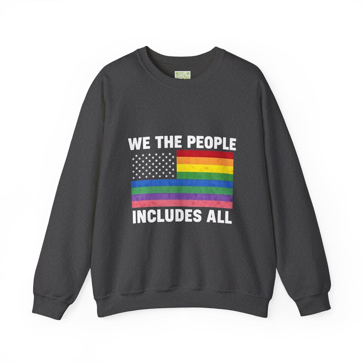 We the People Pride Includes All Crewneck, Inclusive Pride Sweatshirt, Pride 2025, Nonbinary Pride, Lesbian Shirt, LGBT Shirt, Pride Collection