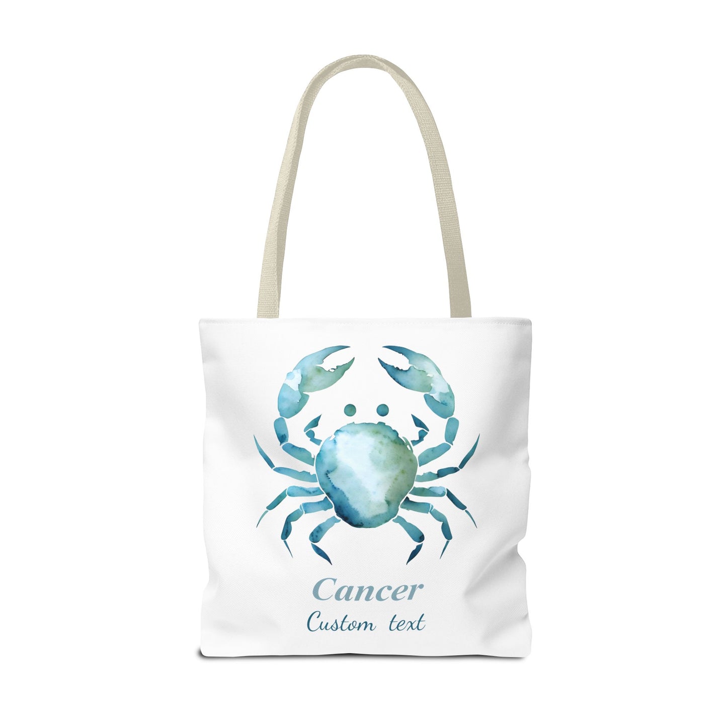 Cancer Zodiac Personalized Tote Bag, Astrology Lover Gift, Artistic Tote Bag, Trendy Tote Bag, Weekender Bag
