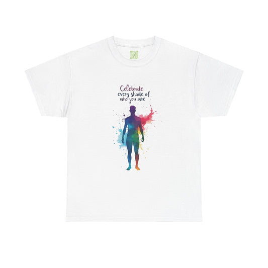 Enneagram Four Celebrate Every Shade Personality Tee, Celebrate Every Shade, Unisex Heavy Cotton, Self Growth, Individualist Tee