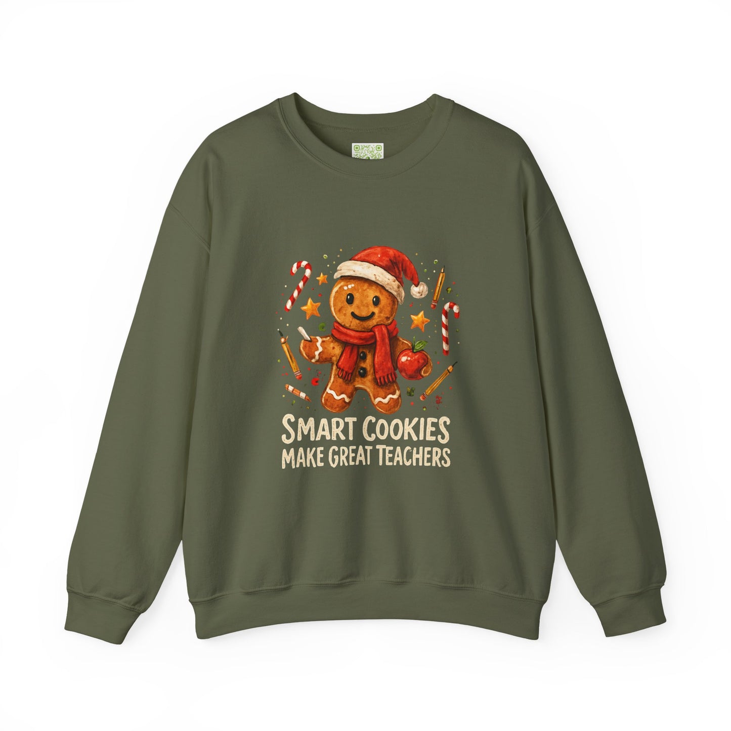 Gingerbread Teacher Sweatshirt, Best Teacher Ever, Festive Educator Gift, Teacher Holiday Gift, Xmas Gift, Santas Favorite