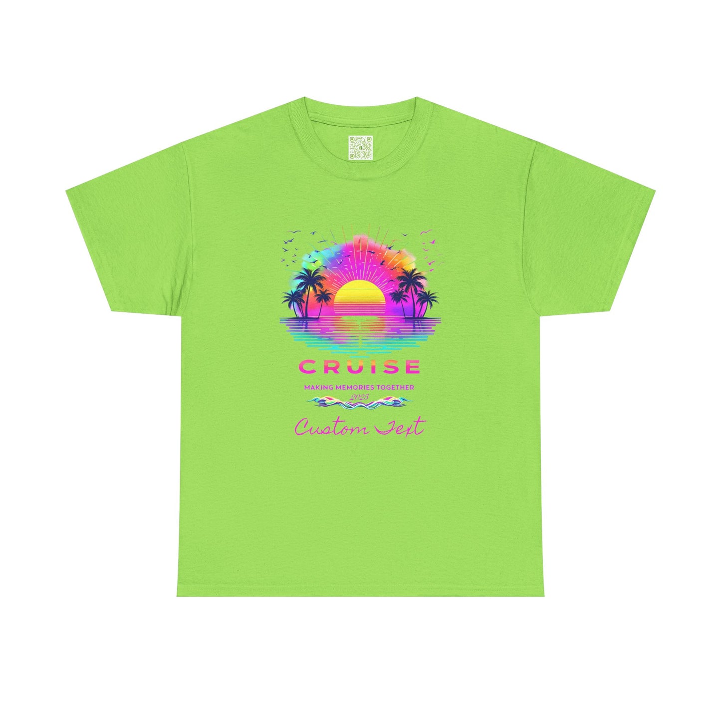 Personalized Cruise Making Memories, Cruise 2025 Shirts, Group Cruise Shirt, Birthday Cruise Tee, Family Vacation Tee