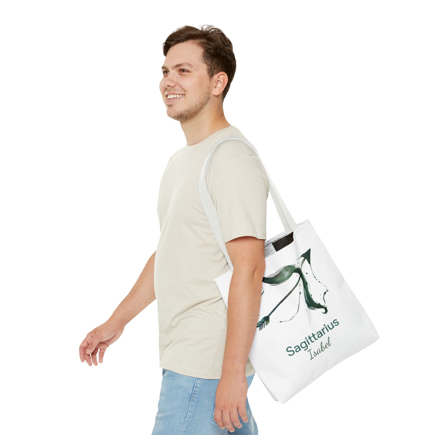 Sagittarius Zodiac Personalized Tote Bag, Astrology Lover Tote, Artistic Tote Bag, Aesthetic Weekender, Sagittarius Gifts