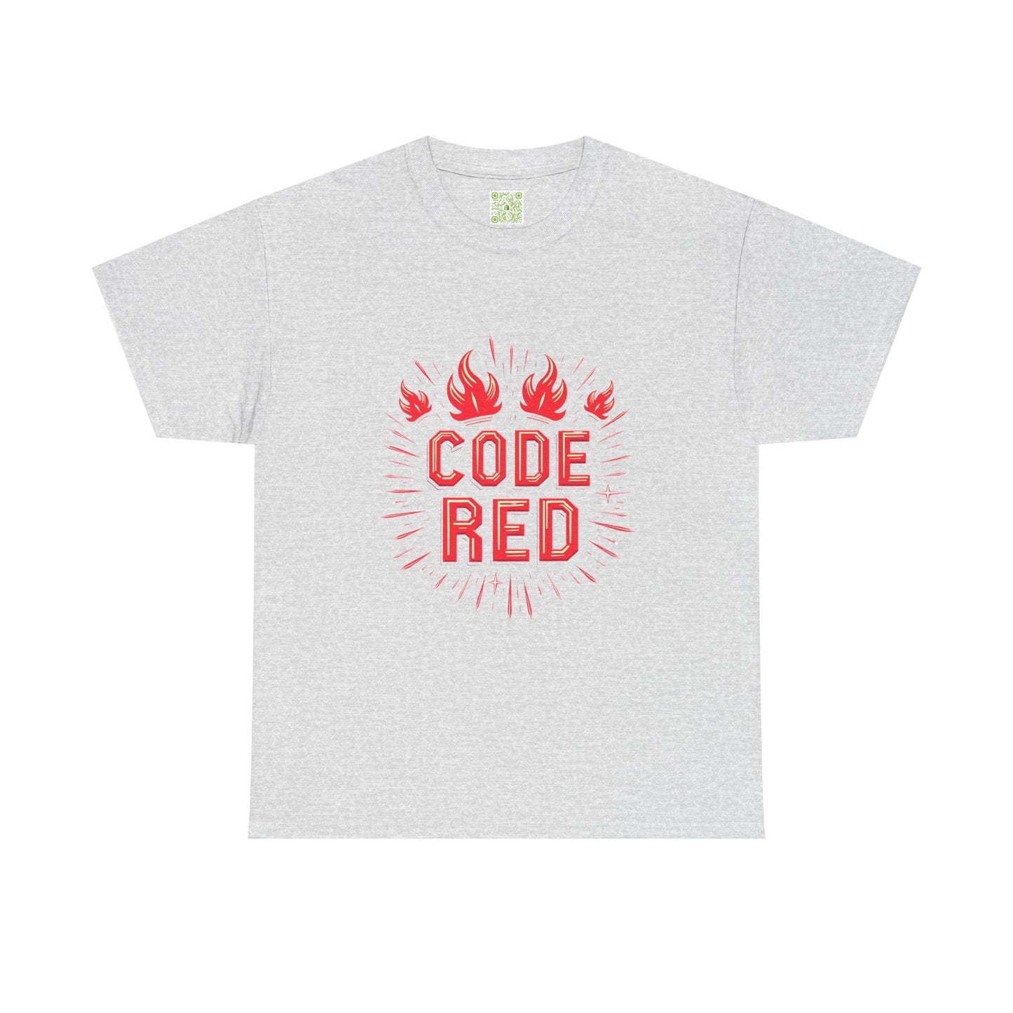 Firefighter Code Red Tee, Firefighting T-Shirt, Fireman Gift, Firefighter Gift, Thin Red Line, Bravery Inspired Shirt, Firefighting Tee