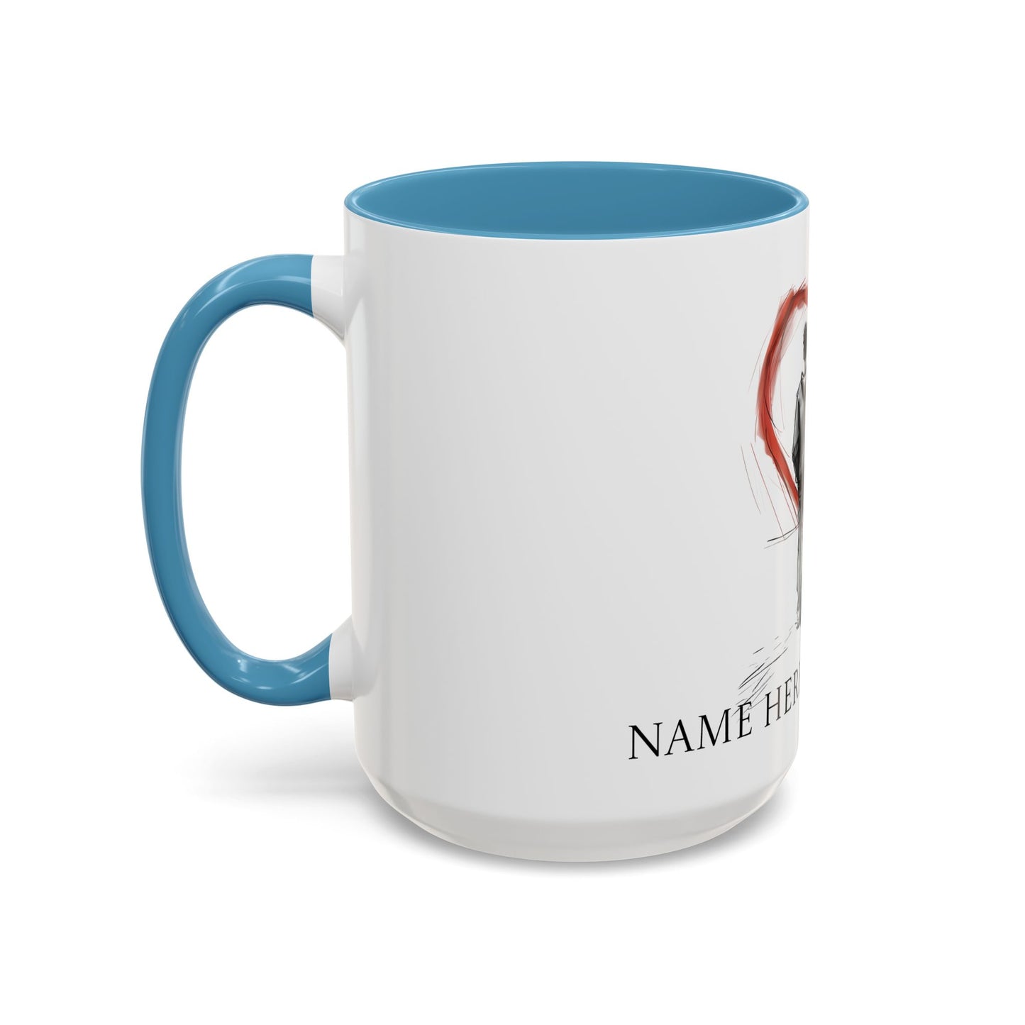Customized Love Mugs for Two - A Romantic Home Accent for Coffee Connoisseurs - Unique Home Decor, Valentines Day Present