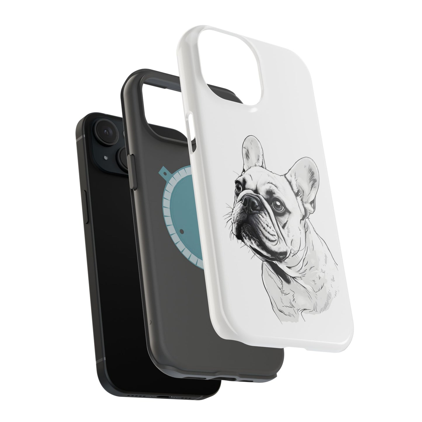French Bulldog Magnetic Phone Case, Custom Pet Case, Durable Phone Accessories, Gift for Dog Lovers, Unique Phone Protection