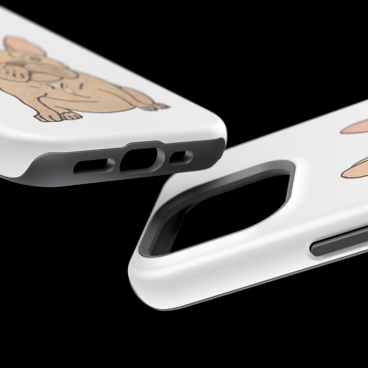 French Bulldog Magnetic Tough Case, Cute Pet Phone Cover, Dog Lover Gift, MagSafe Phone Protector, Unique Phone Accessory
