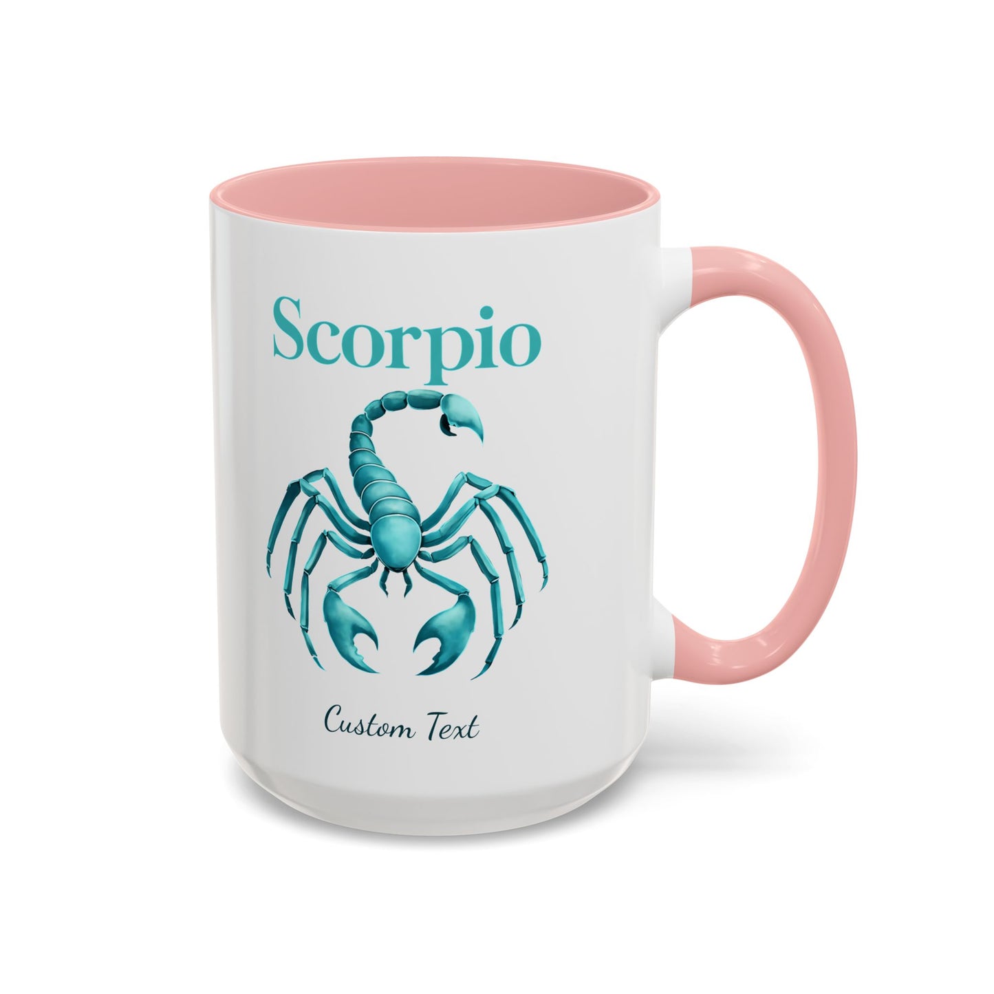 Personalized Scorpio Zodiac Accent Coffee Mug, Astrology Mug, Zodiac Sign Gift, Custom Scorpio Birthday Gift