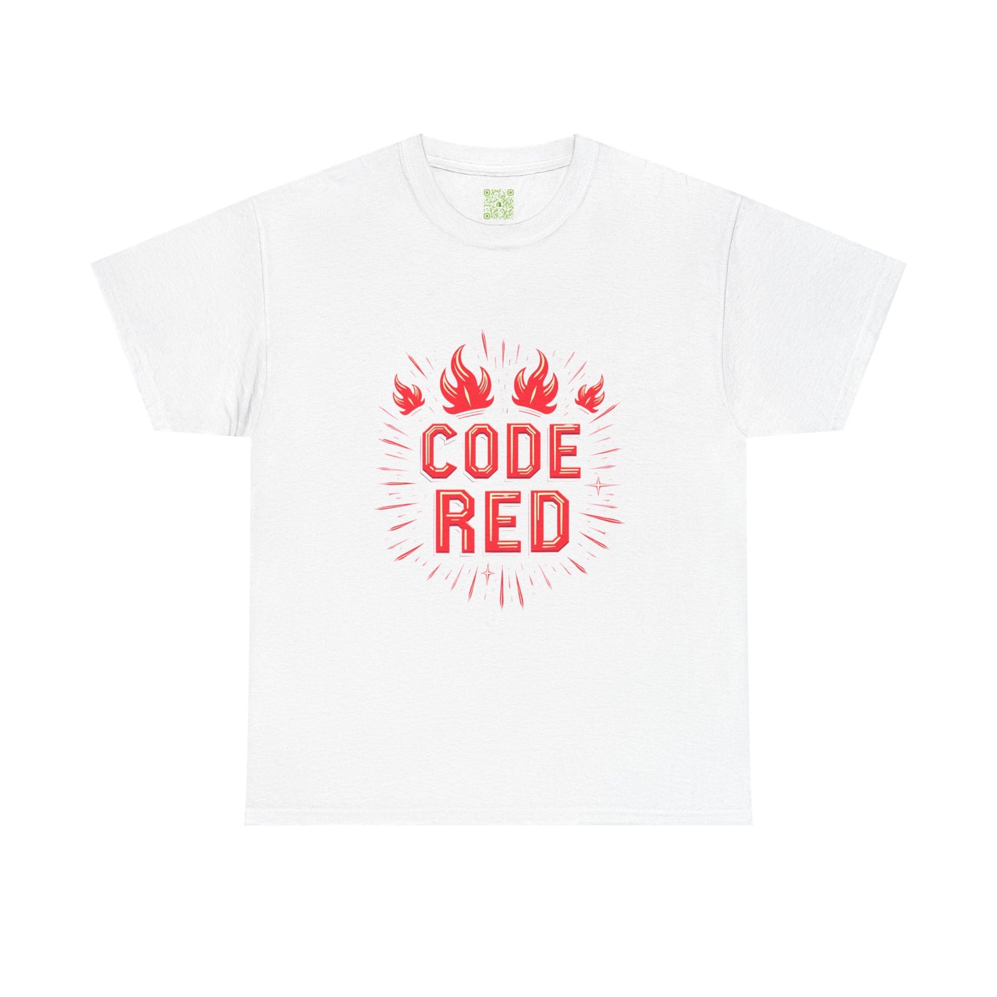 Firefighter Code Red Tee, Firefighting T-Shirt, Fireman Gift, Firefighter Gift, Thin Red Line, Bravery Inspired Shirt, Firefighting Tee