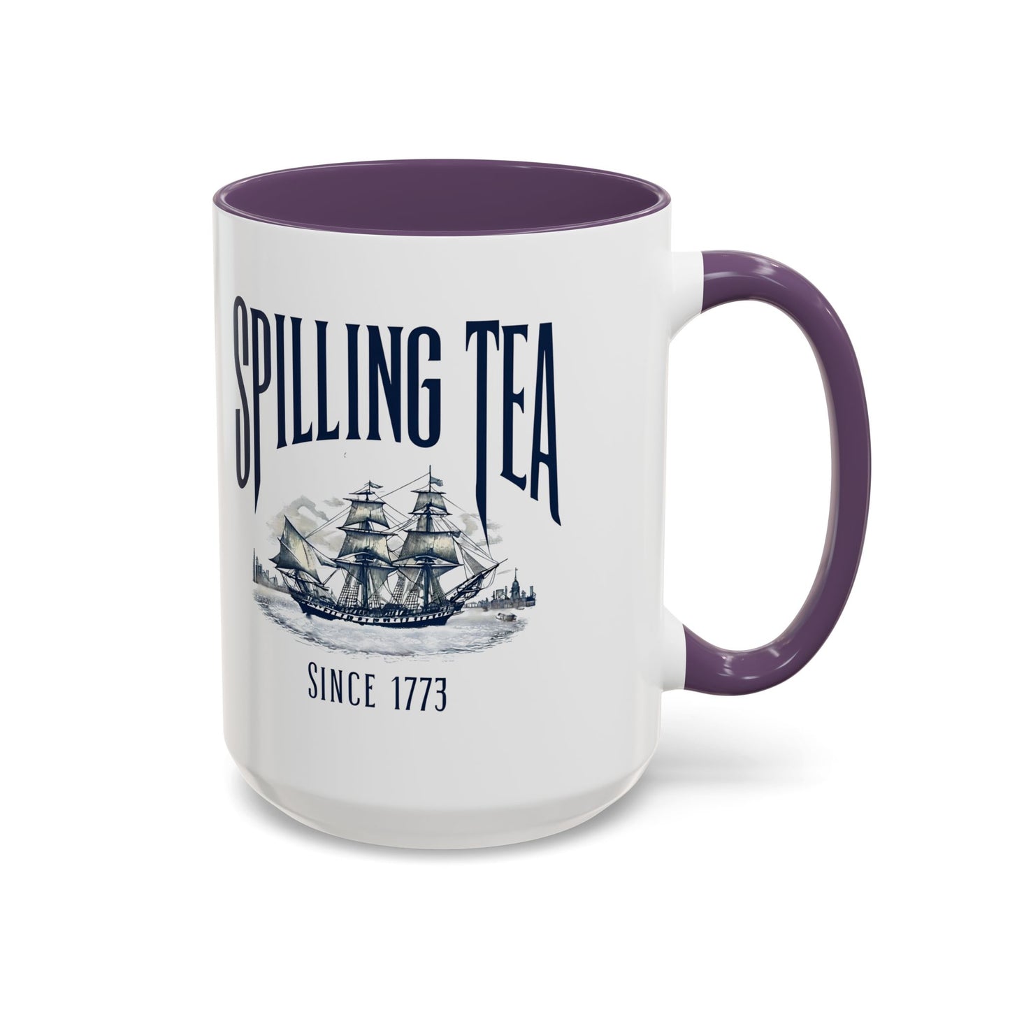Spilling Tea Since 1773 Coffee Mug, Patriotic Coffee Mug, Funny Patriot Gift, American Freedom, Memorial Day