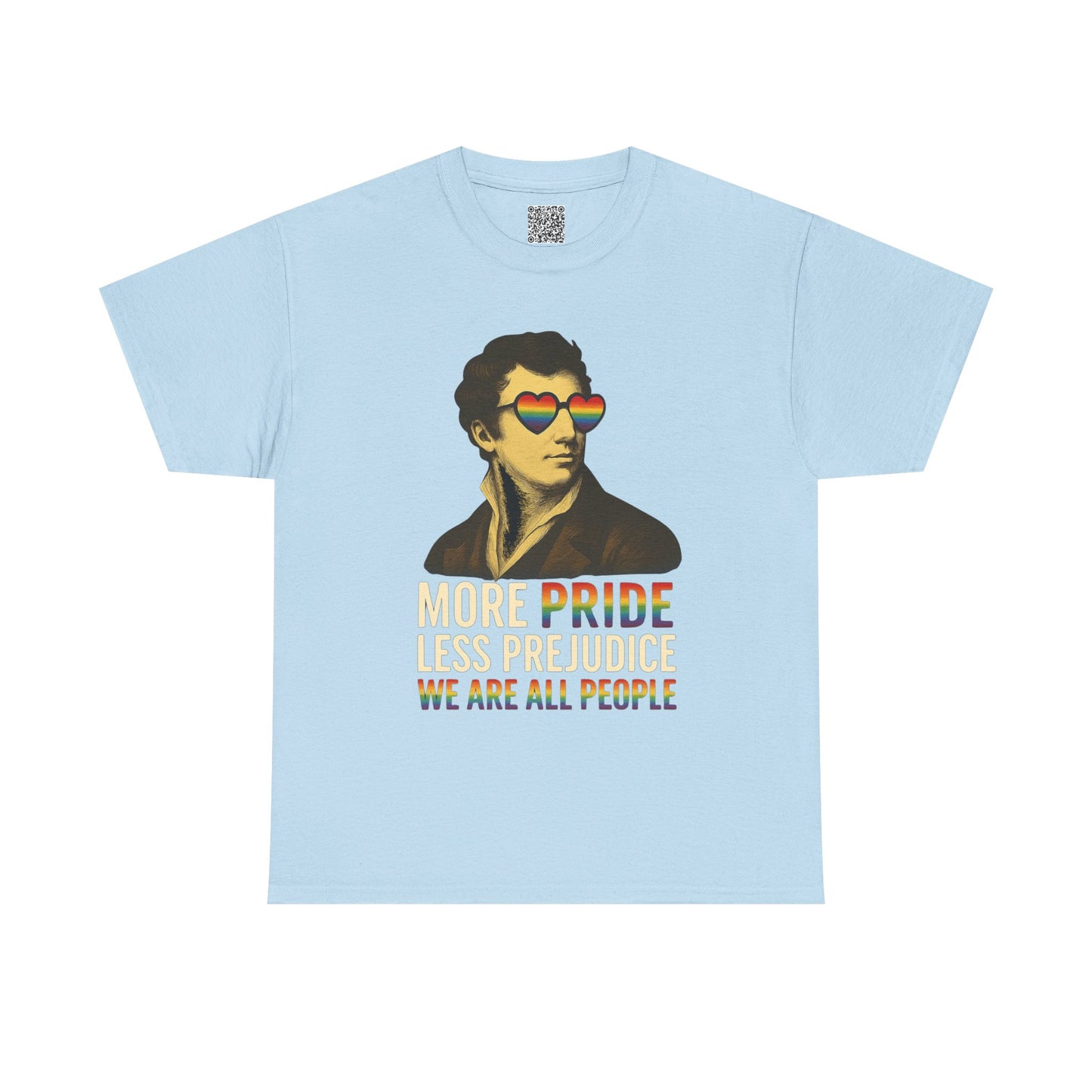 Pride Month Graphic Tee, More Pride Less Prejudice, Queer Shirt, Trans Shirt, Lesbian Shirt, LGBT Pride Outfit, pridemonth, Gay Pride