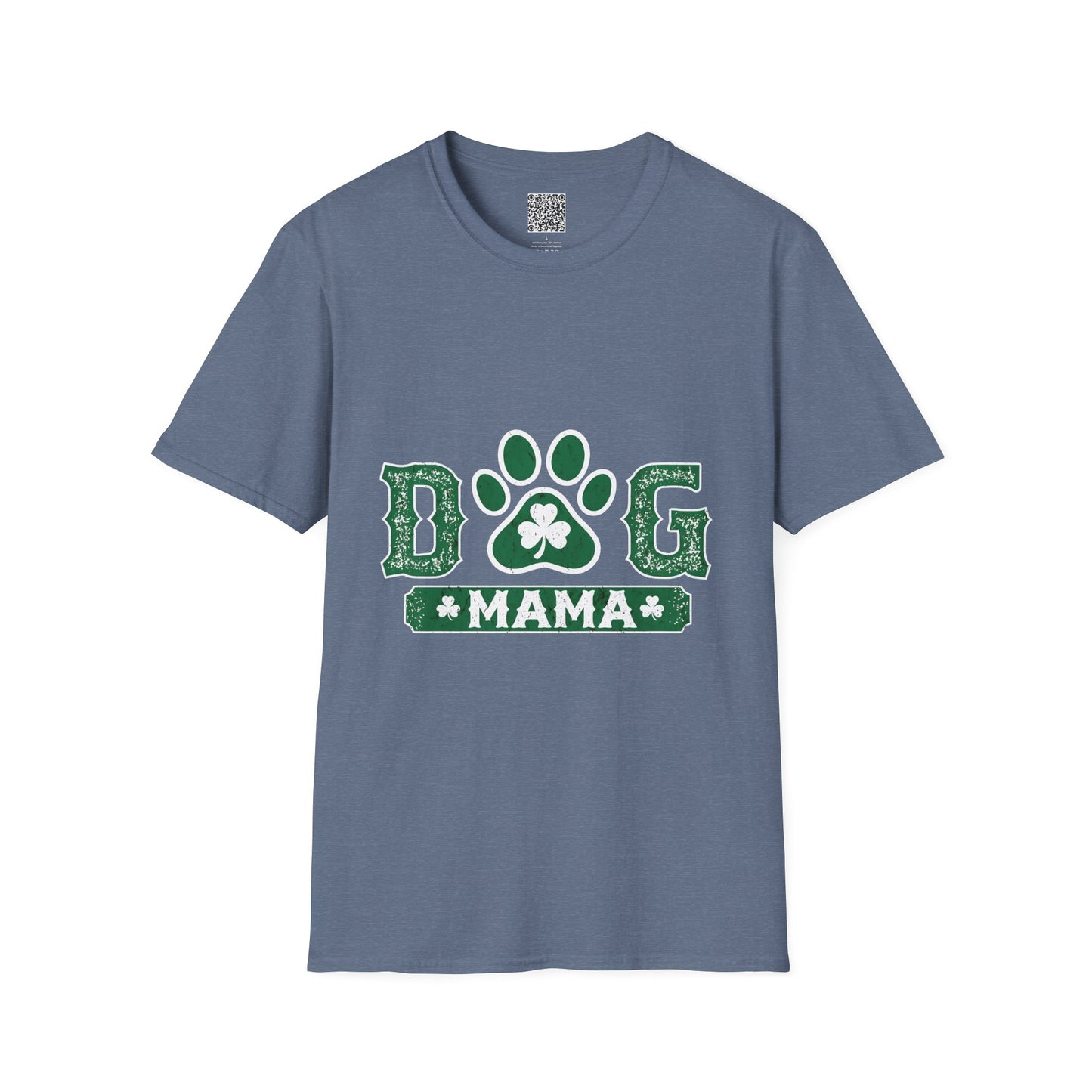 Dog Mama T-Shirt - Unisex Pet Lover Tee, Dog Paw Print Shirt, Dog Mom Gift, Casual Wear for Animal Lovers