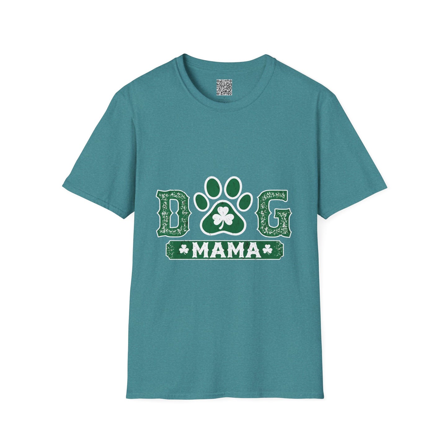 Dog Mama T-Shirt - Unisex Pet Lover Tee, Dog Paw Print Shirt, Dog Mom Gift, Casual Wear for Animal Lovers