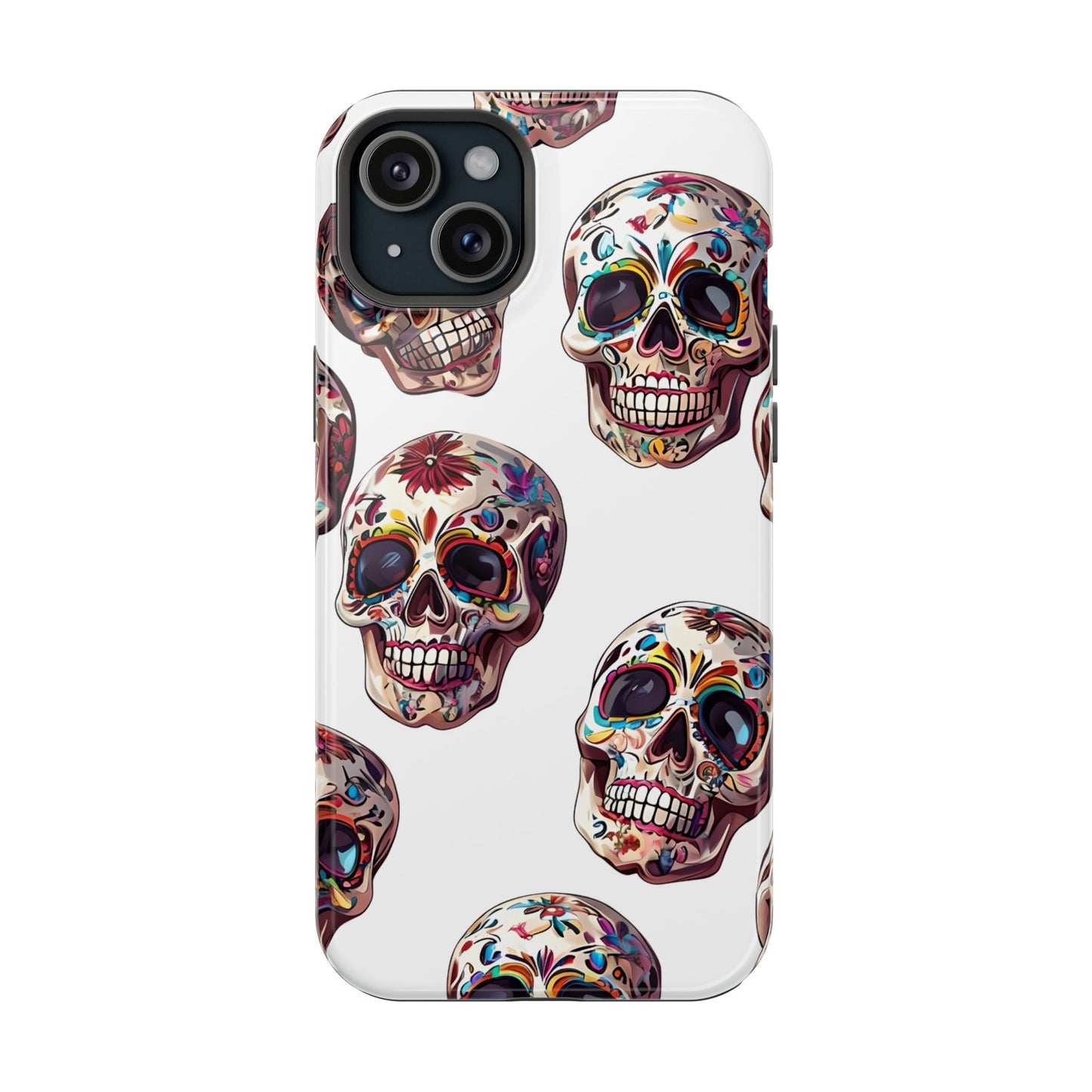 Sugar Skull Phone Case, Dia De Los Muertos, Day Of The Dead, Mexican Tradition, Sugar Skull Art, Wireless Charger