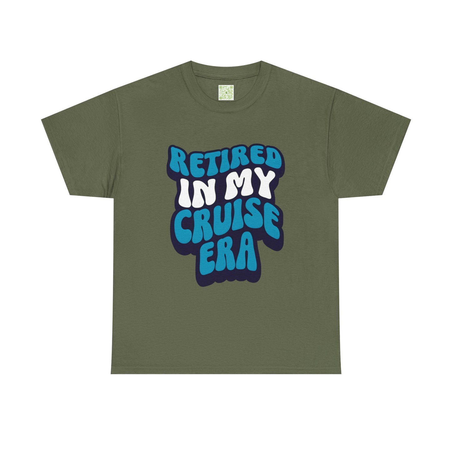 Retired in My Cruise Era Unisex Tee, Retirement Cruise Shirt, Travel Merch, Cruise Vibes Tee, Vacation Tshirt