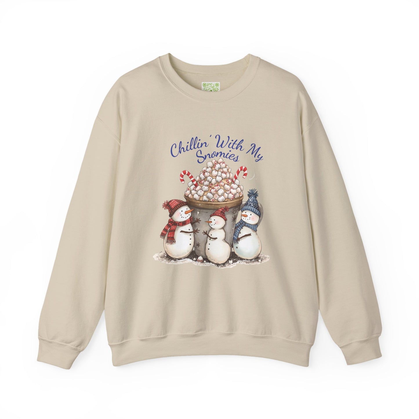 Chillin with my Snomies Sweatshirt, Snowman Apparel, Funny Snowman Shirt, Cute Snowman, Let It Snow, Snowman Lover Gift