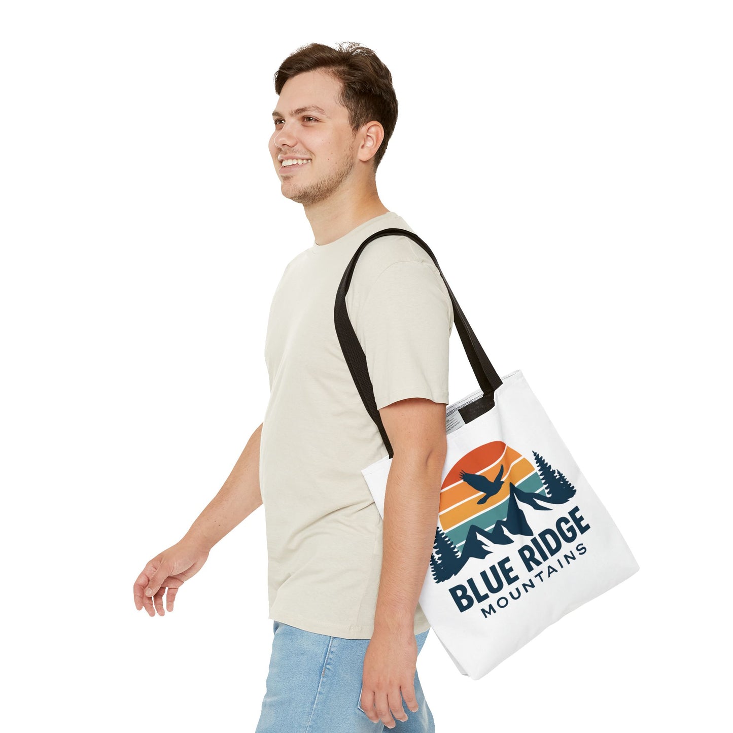 Blue Ridge Mountains Tote, Blue Ridge Parkway Bag, Appalachian Trail Tote, Smokey Mountains Gift, North Carolina Gift
