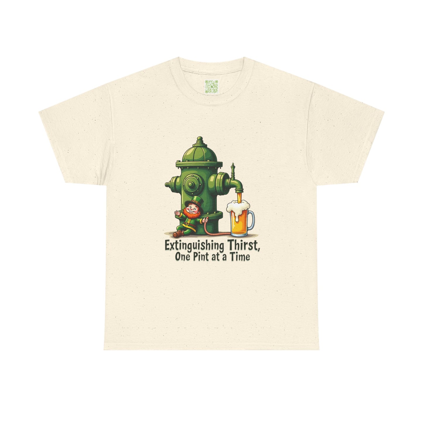 Funny Extinguishing Thirst Unisex Heavy Cotton Tee - Perfect for Pub Lovers, Beer Enthusiasts, Party Goers, Gift, Unisex