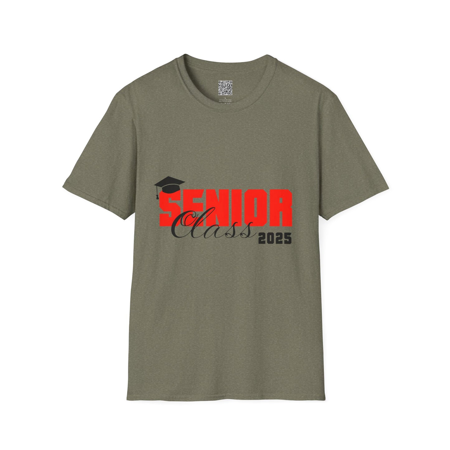 Graduation Senior Class 2025 T-Shirt, Unisex Softstyle Tee, Graduation Gift, High School Senior Shirt, Class of 2025 Apparel, Celebratory