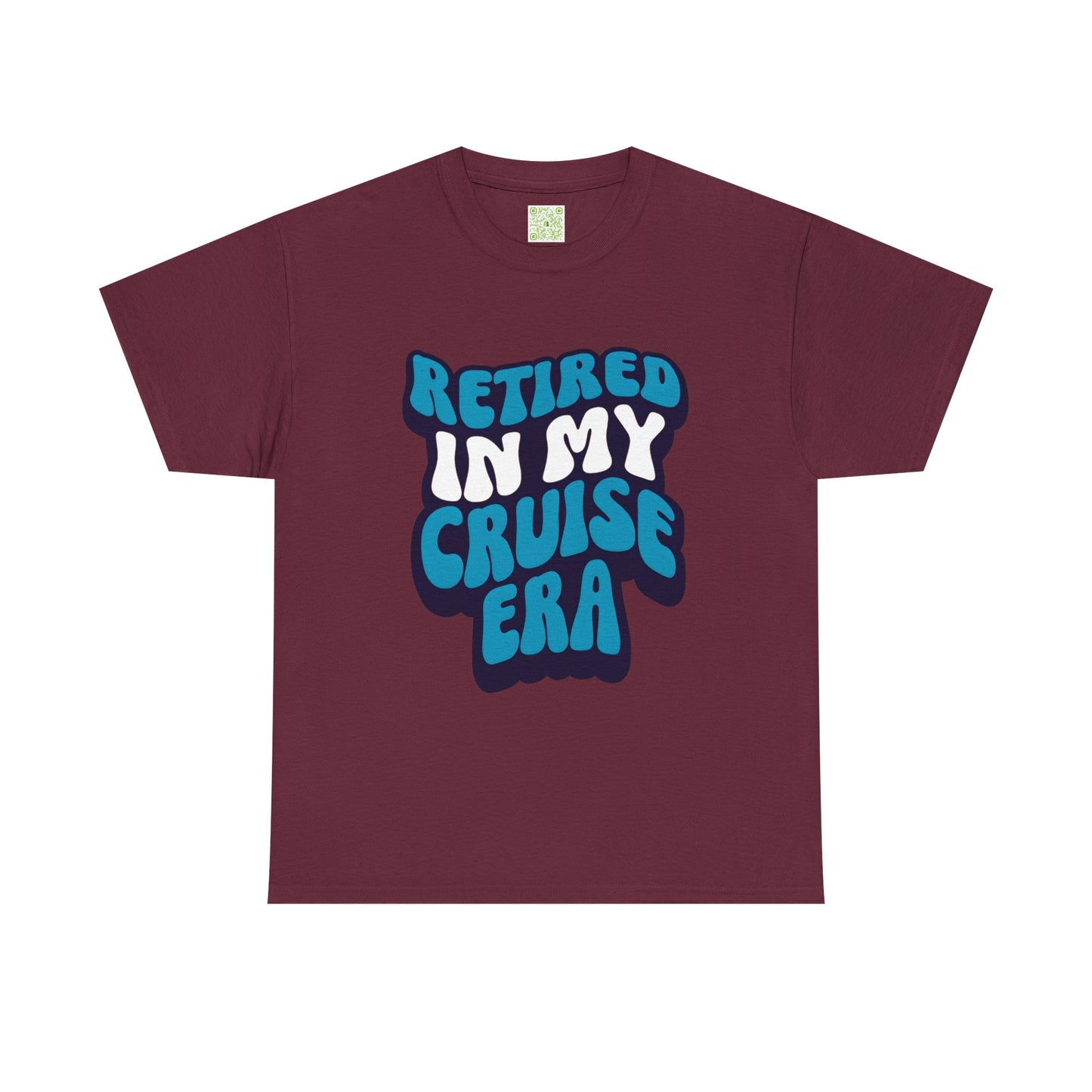 Retired in My Cruise Era Unisex Tee, Retirement Cruise Shirt, Travel Merch, Cruise Vibes Tee, Vacation Tshirt