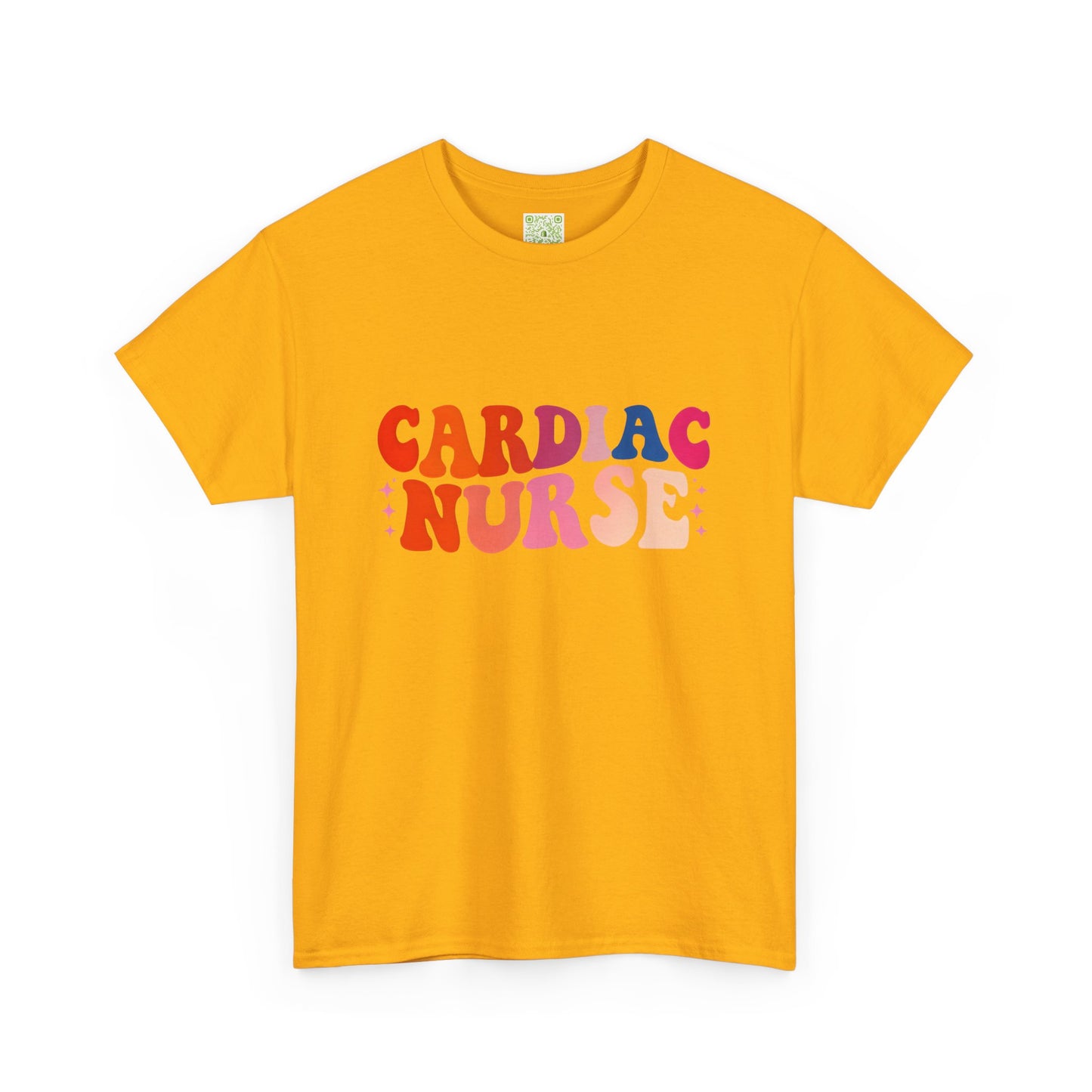 Cardiac Nurse Unisex Heavy Cotton Tee, Cardiac Nurse Shirt, ICU Nurse Gift, Nurses Day Gift, Nurse Squad Shirt
